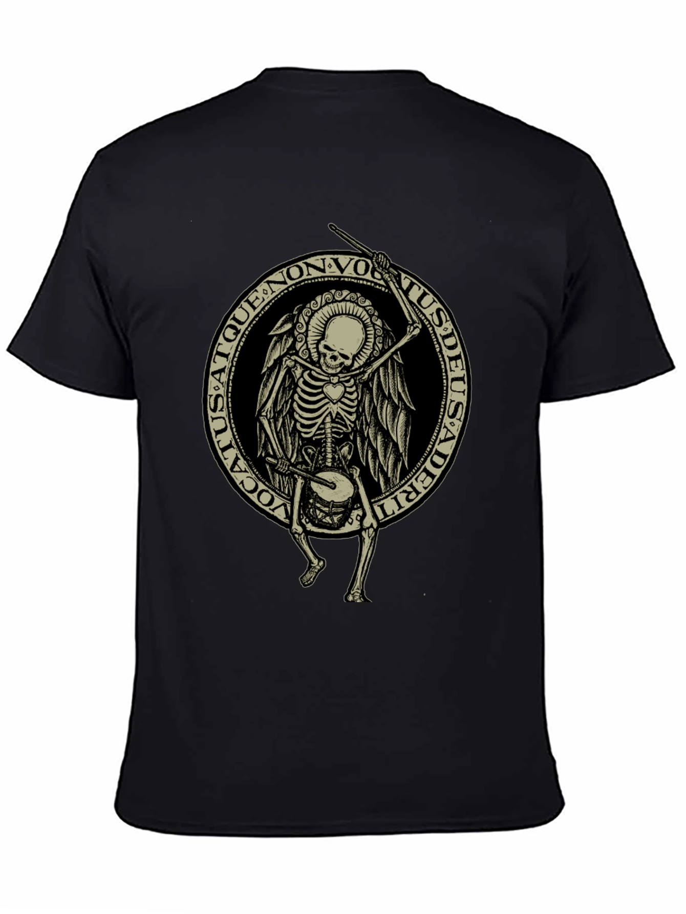 Skeleton Drummer Graphic Tee