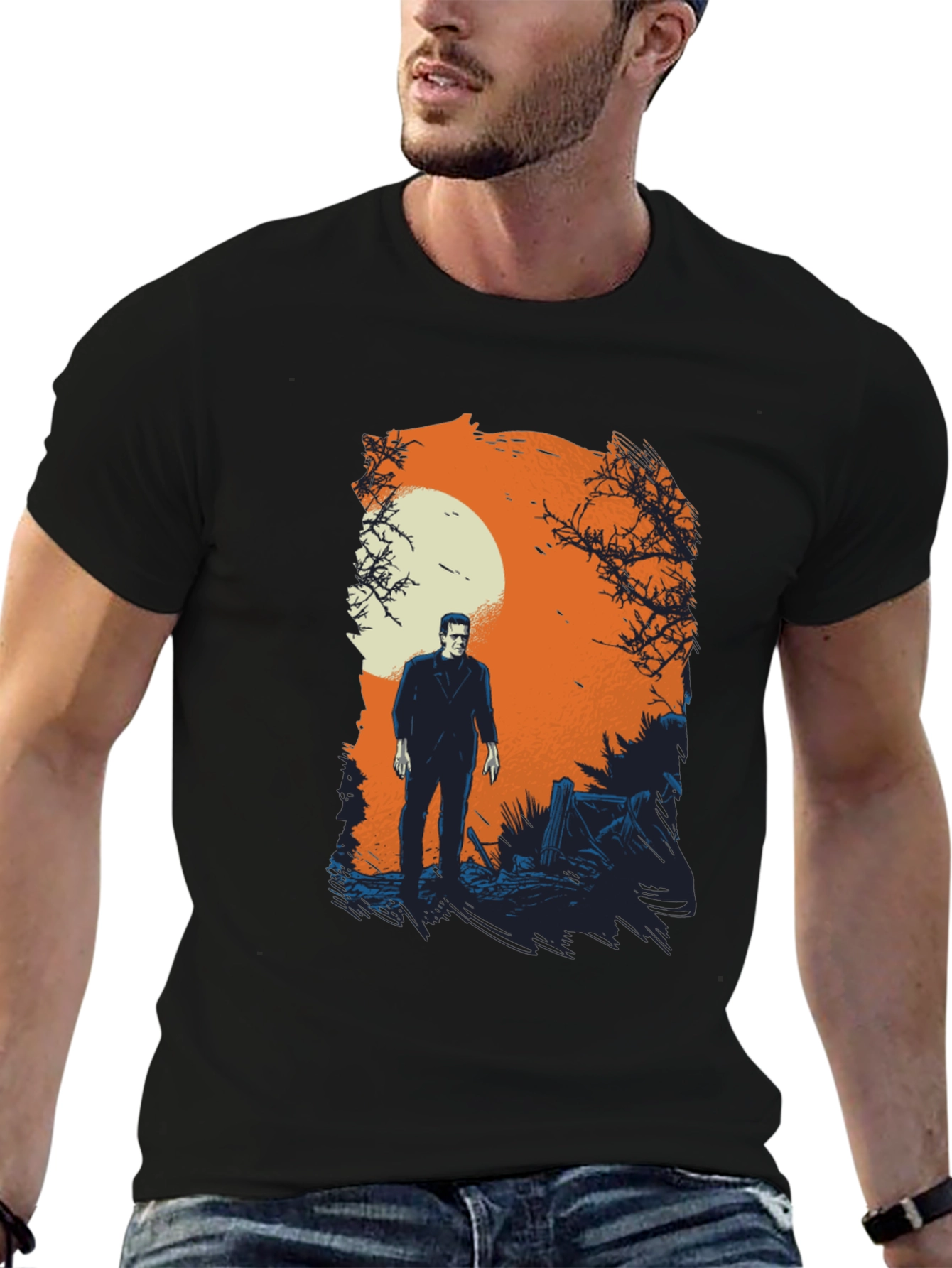 Frankenstein Monster T-Shirt Halloween Tee