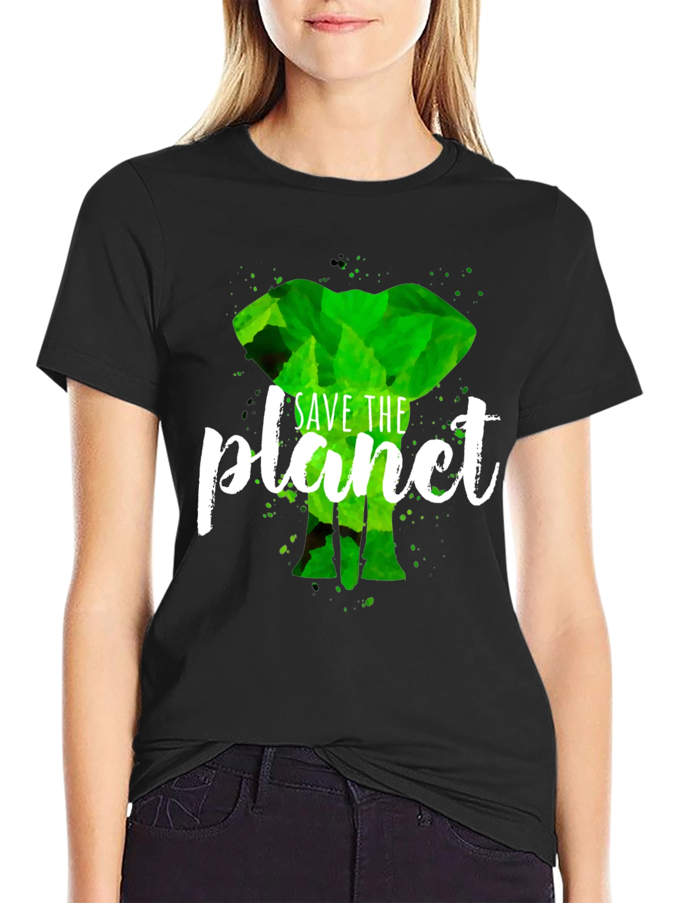 Save the Planet Elephant Tee