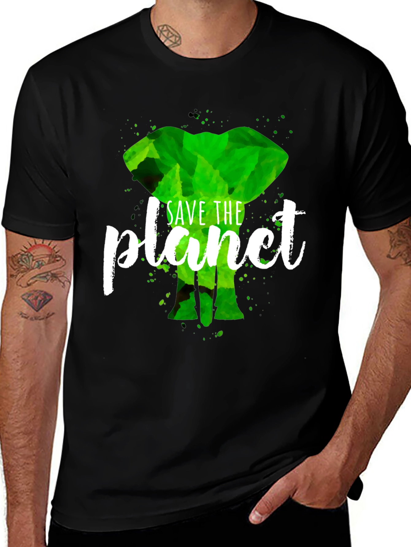 Save the Planet Elephant Tee