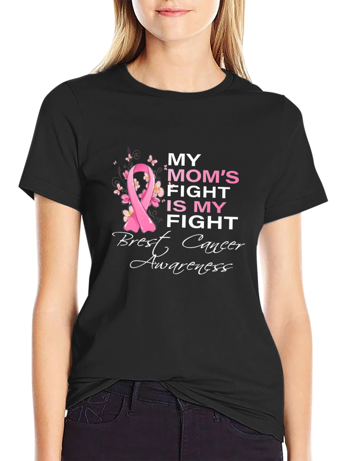 Breast Cancer Awareness Tee - My Moms Fight