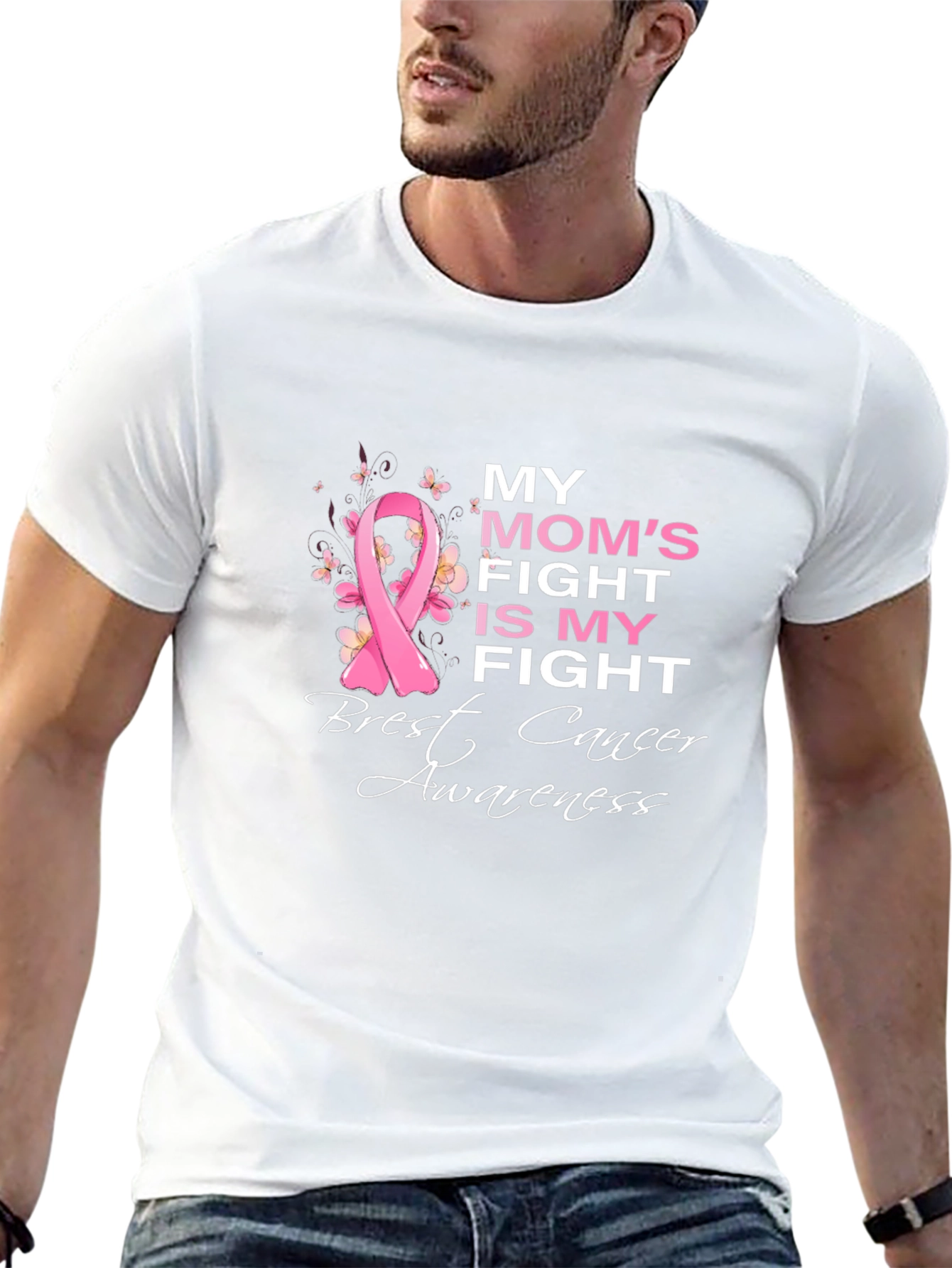 Breast Cancer Awareness Tee - My Moms Fight
