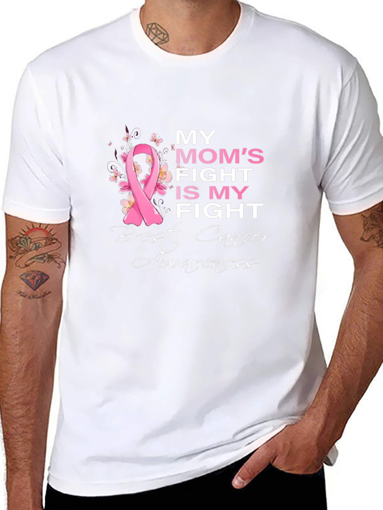 Breast Cancer Awareness Tee - My Moms Fight