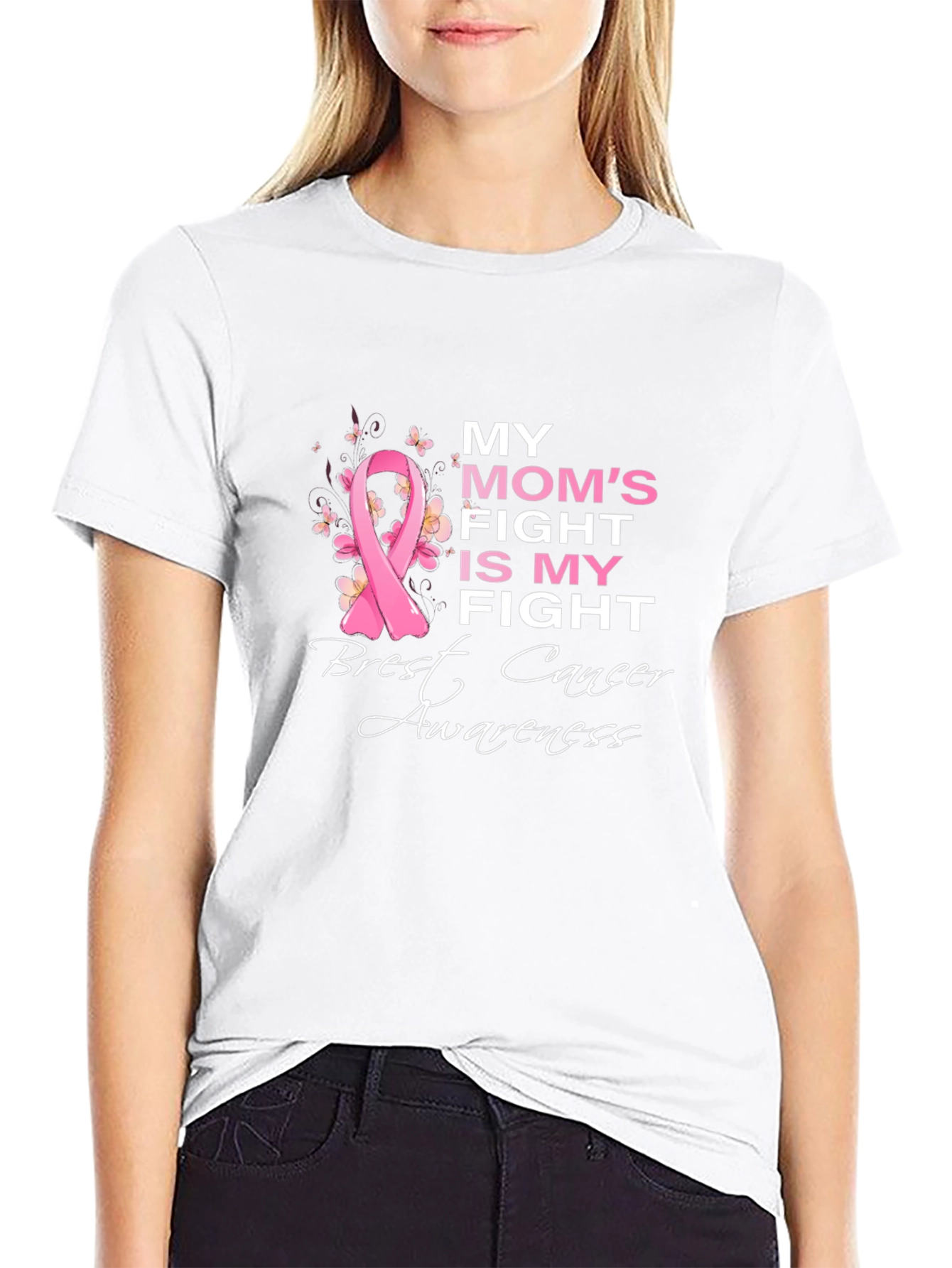 Breast Cancer Awareness Tee - My Moms Fight