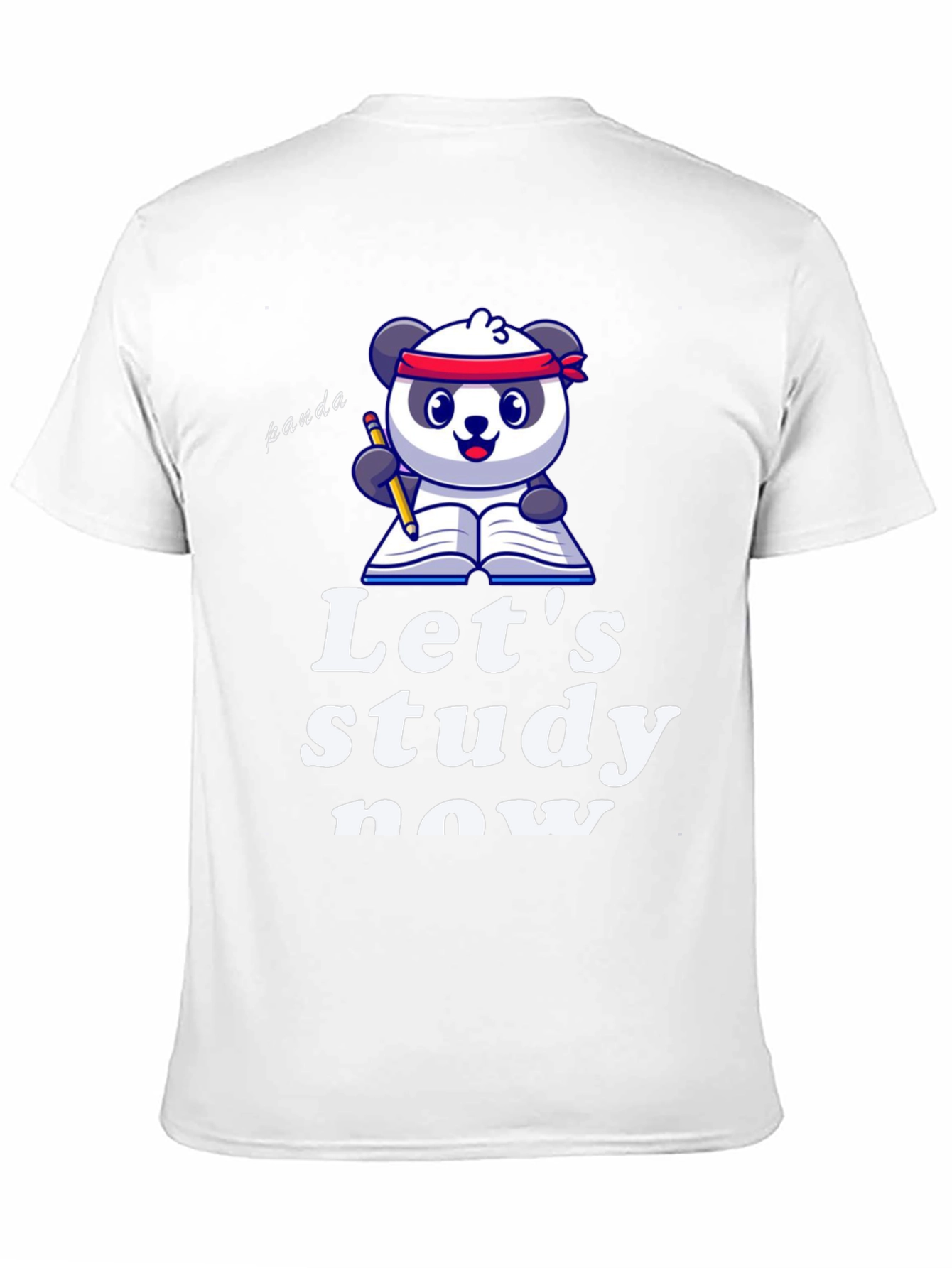 Study Panda Black T-Shirt