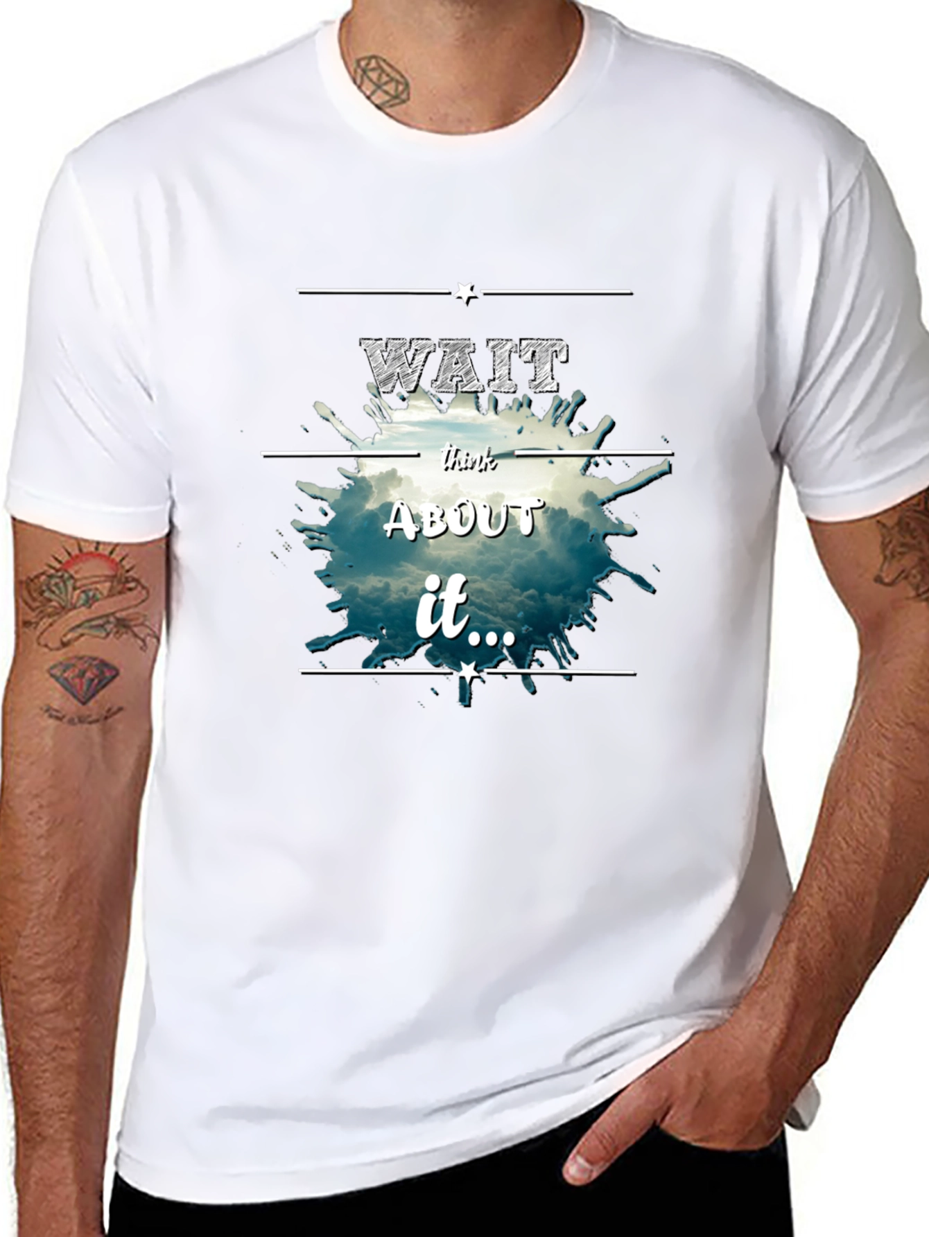 Wait Think About It Tee