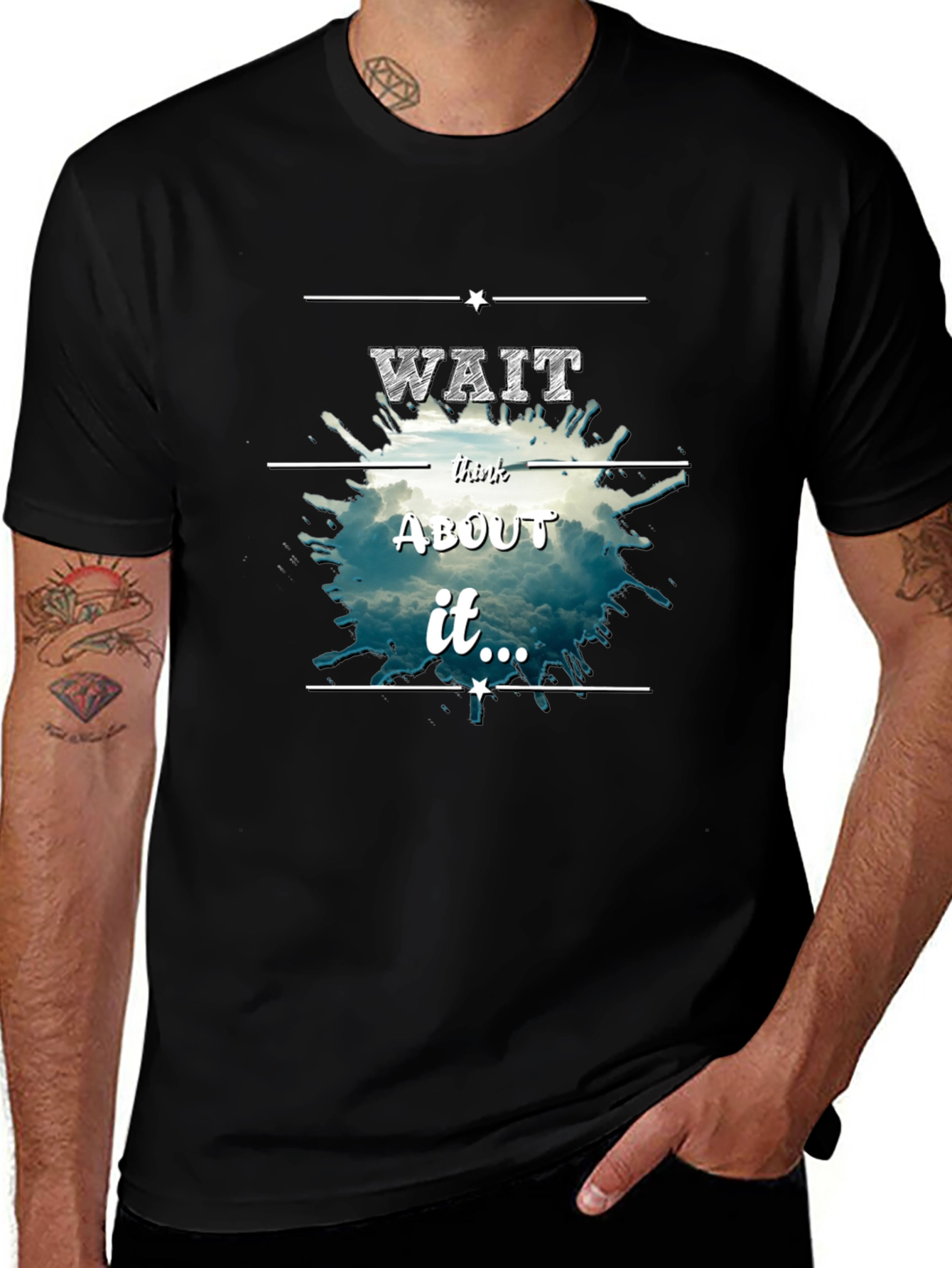 Wait Think About It Tee