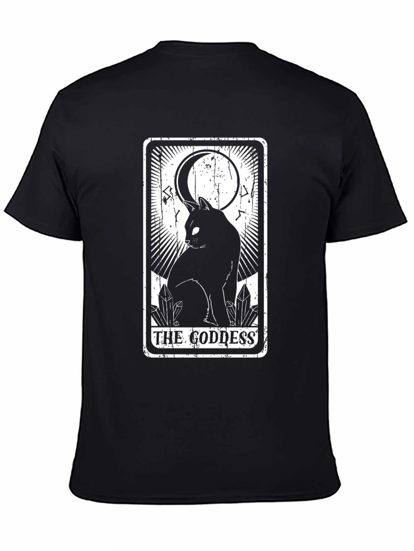 The Goddess Cat Tarot Card T-Shirt