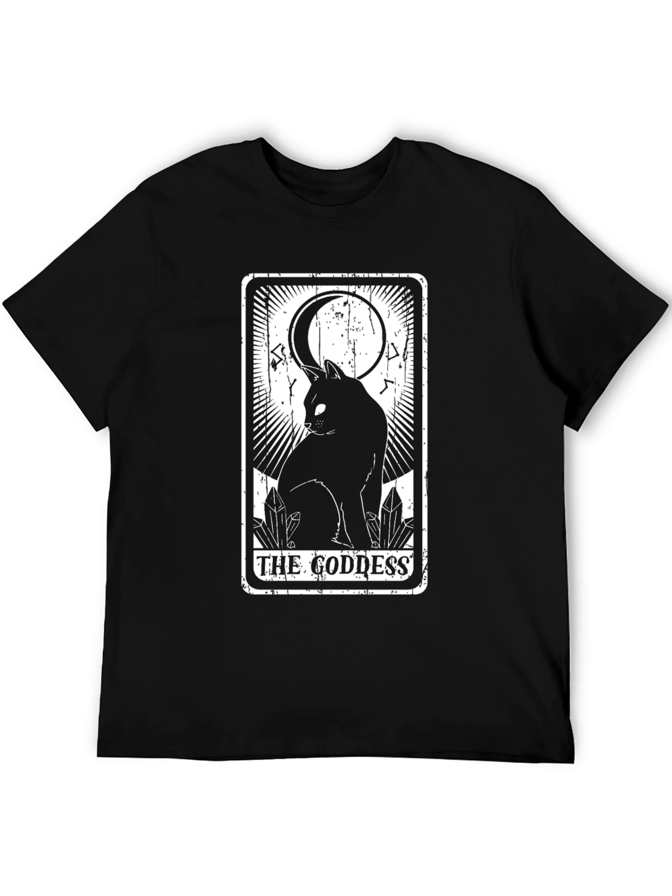 The Goddess Cat Tarot Card T-Shirt