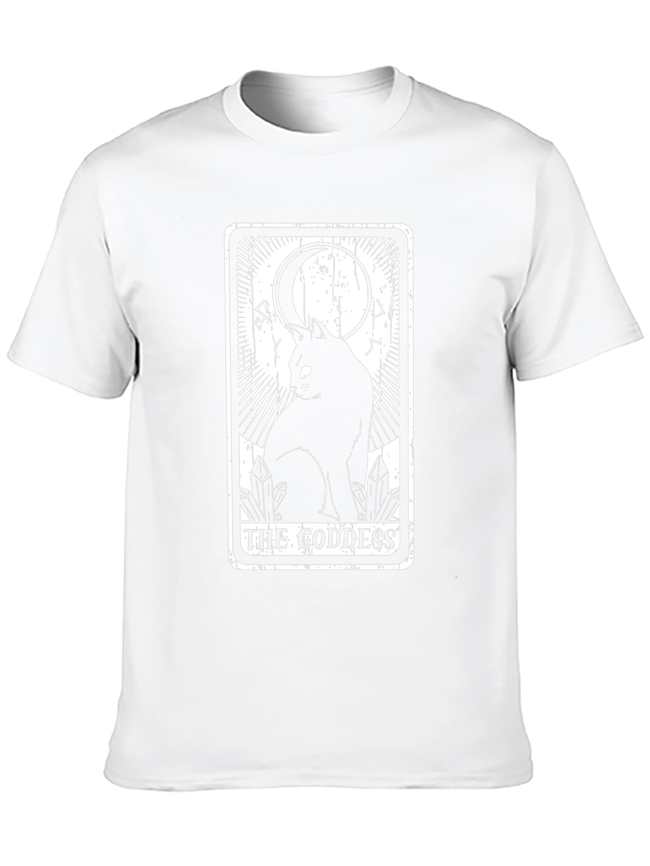 The Goddess Cat Tarot Card T-Shirt