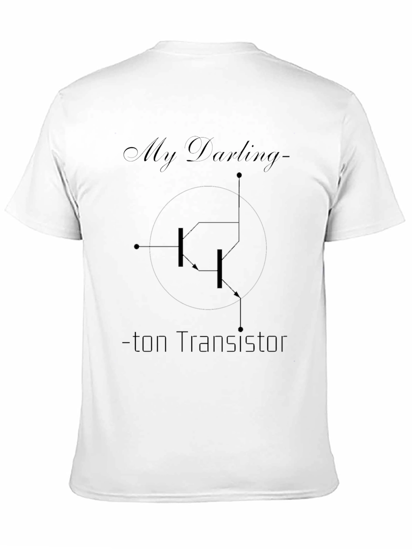 My Darling Transistor Black Graphic Tee