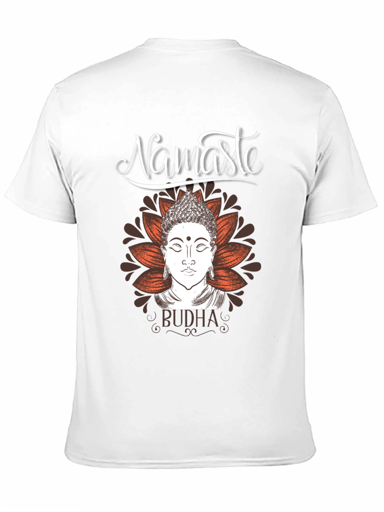 Namaste Buddha Graphic Tee - Meditative Comfort