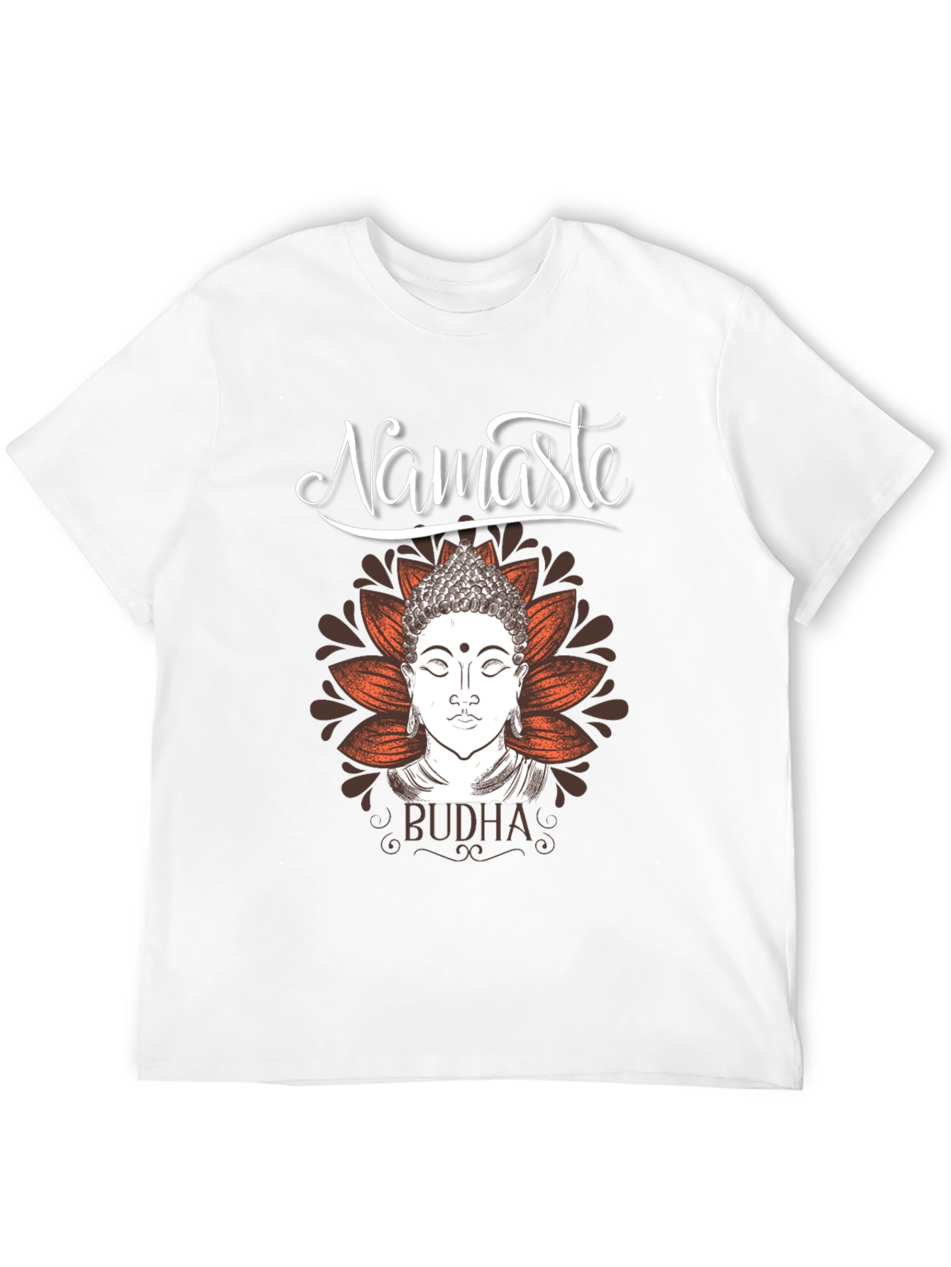 Namaste Buddha Graphic Tee - Meditative Comfort