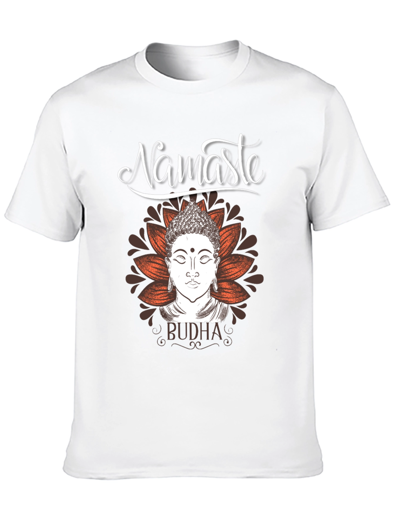 Namaste Buddha Graphic Tee - Meditative Comfort