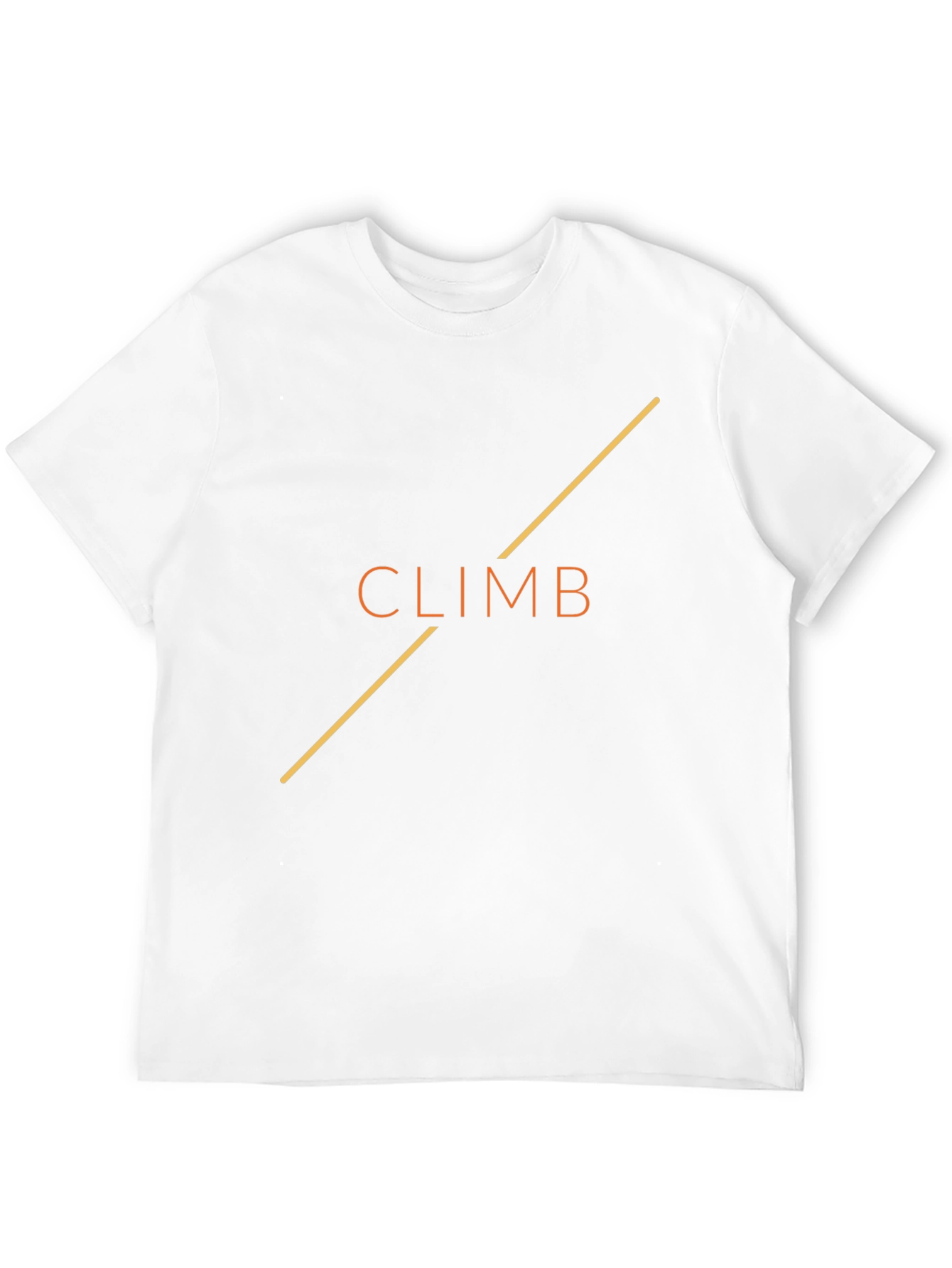 Climb Graphic Tee - Black Cotton T-Shirt