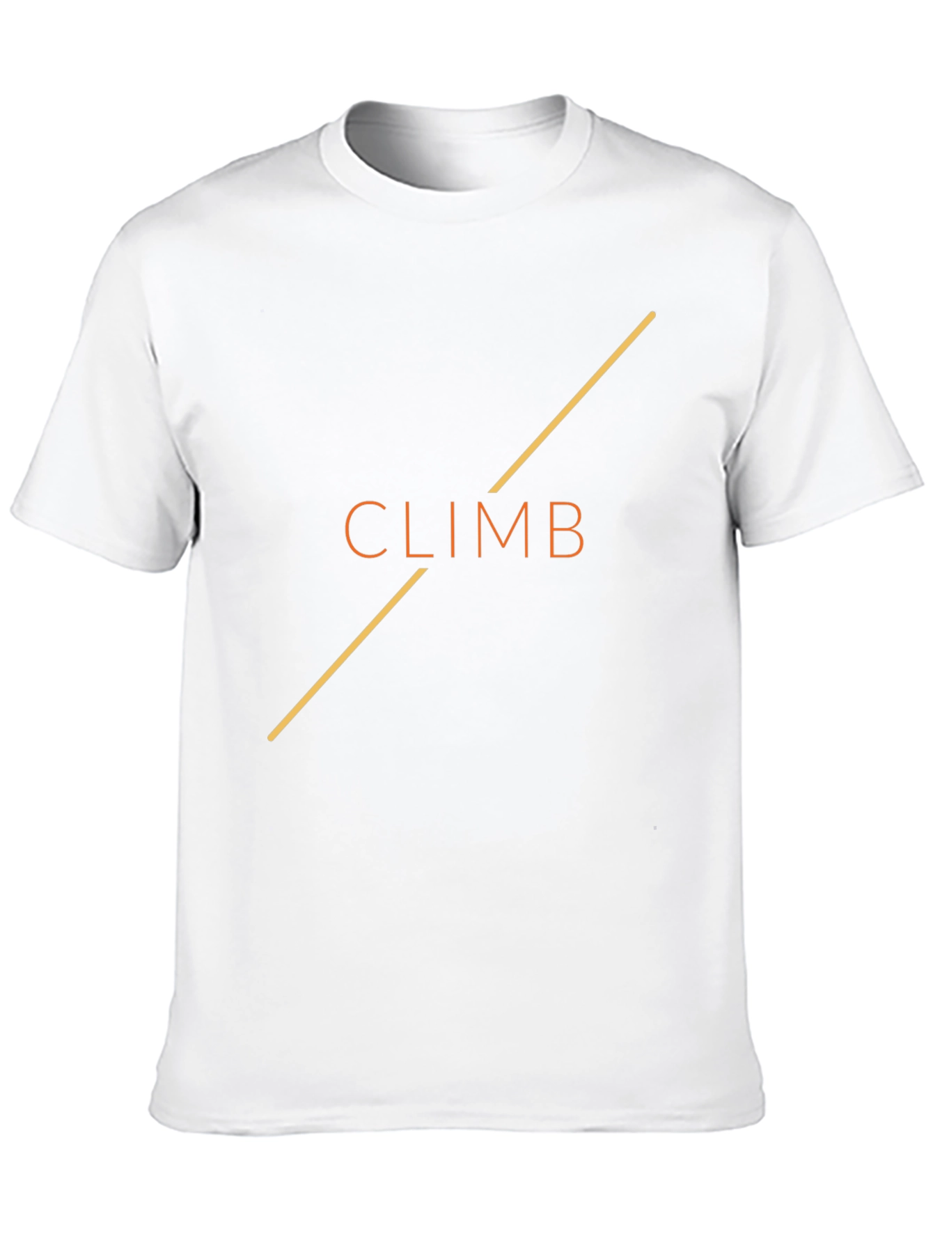 Climb Graphic Tee - Black Cotton T-Shirt