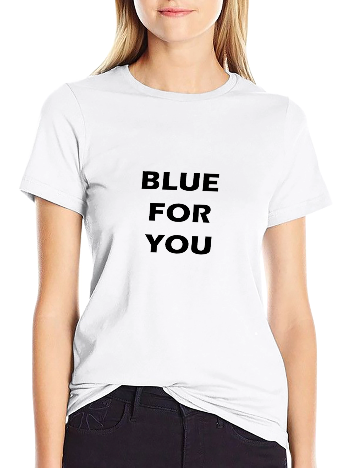 Black Blue For You Graphic Tee