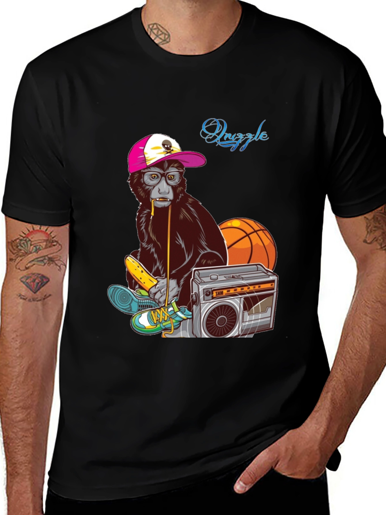 Funky Monkey Tee - Retro Style