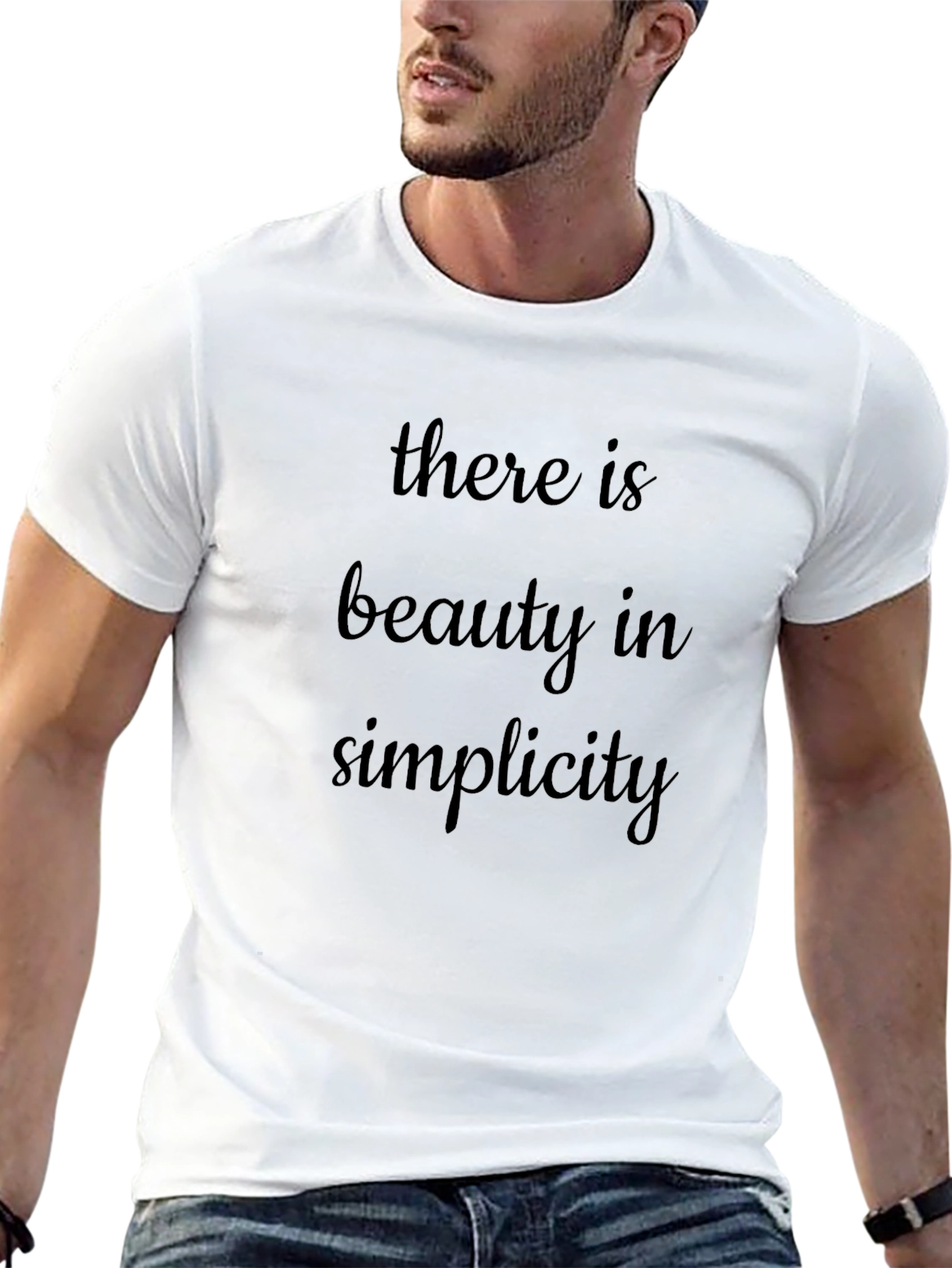 Beauty in Simplicity Black T-Shirt
