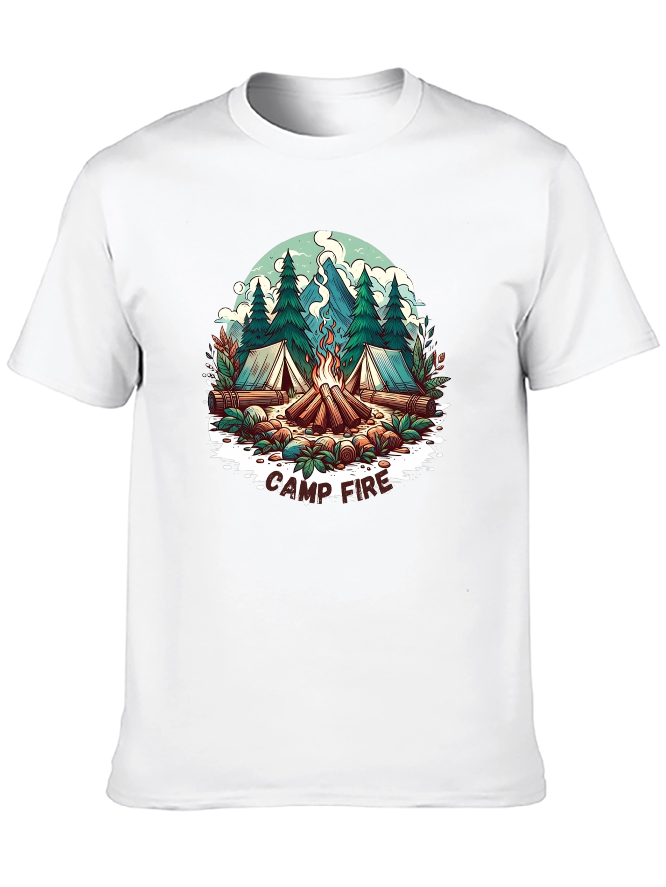 Camp Fire Graphic Tee