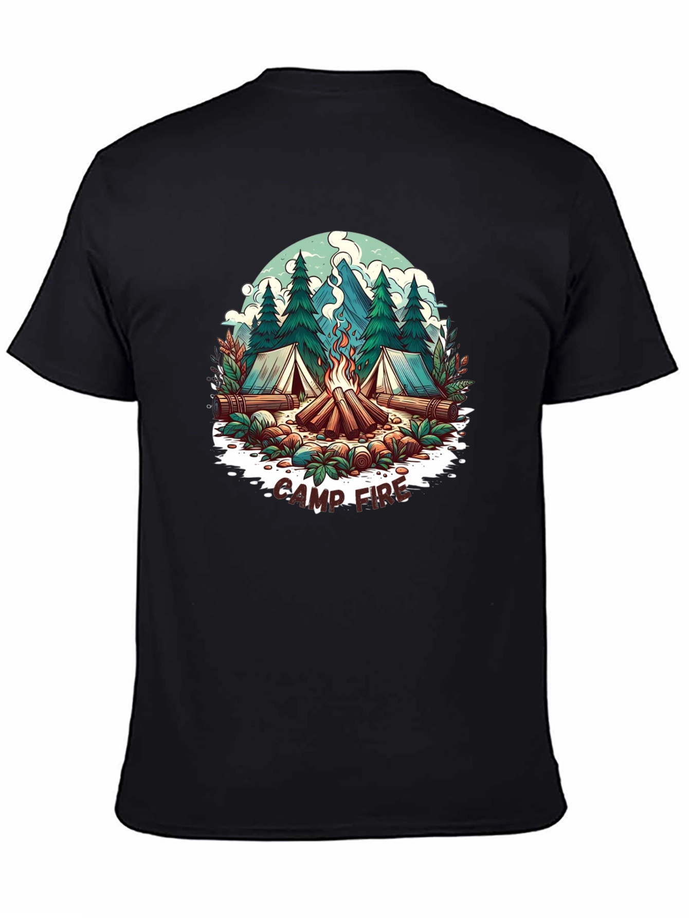 Camp Fire Graphic Tee