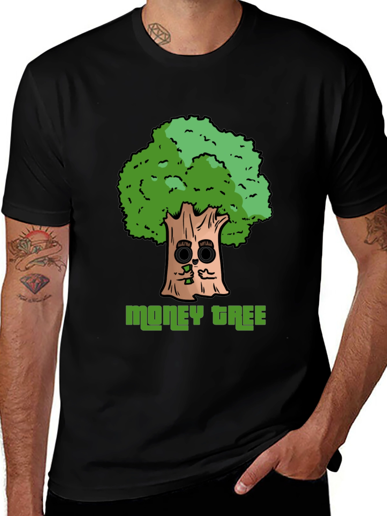 Money Tree Graphic T-Shirt