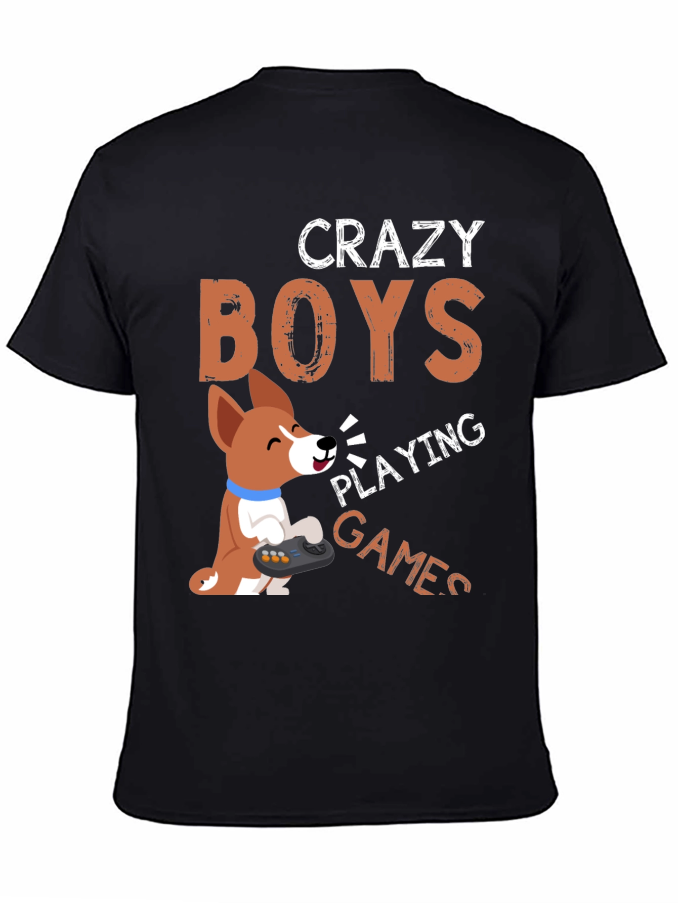 Crazy Boys Playing Games T-Shirt