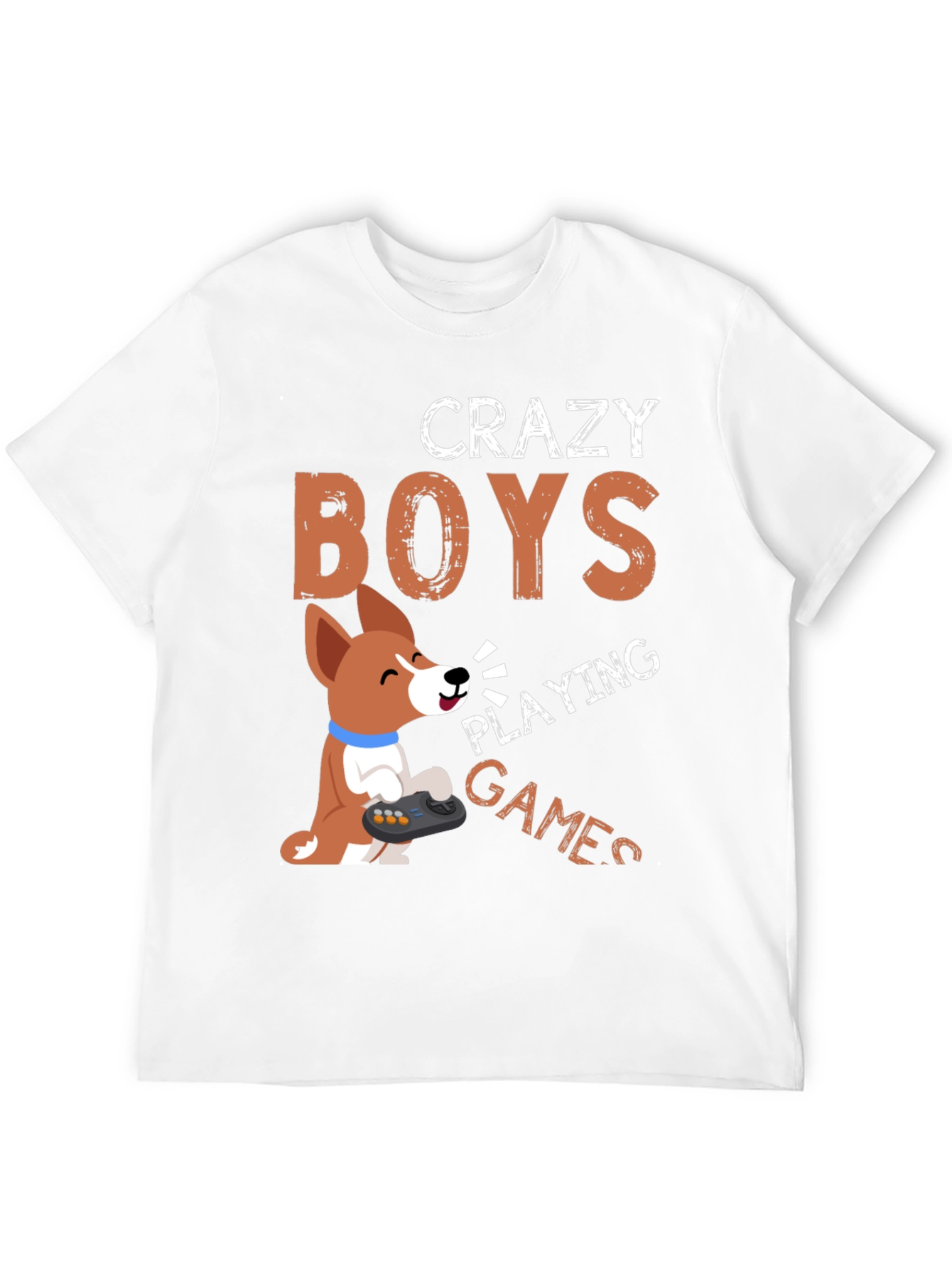 Crazy Boys Playing Games T-Shirt