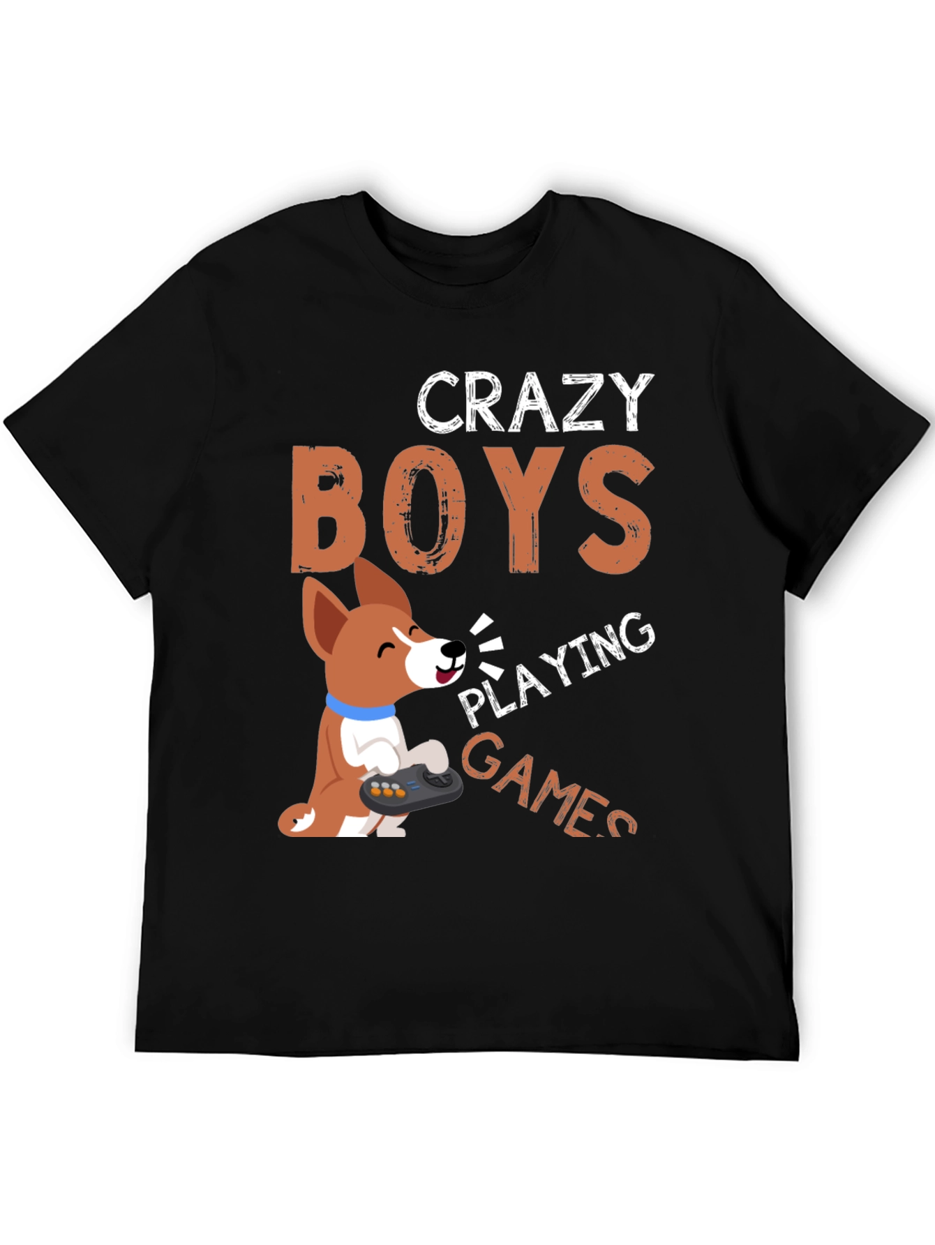 Crazy Boys Playing Games T-Shirt