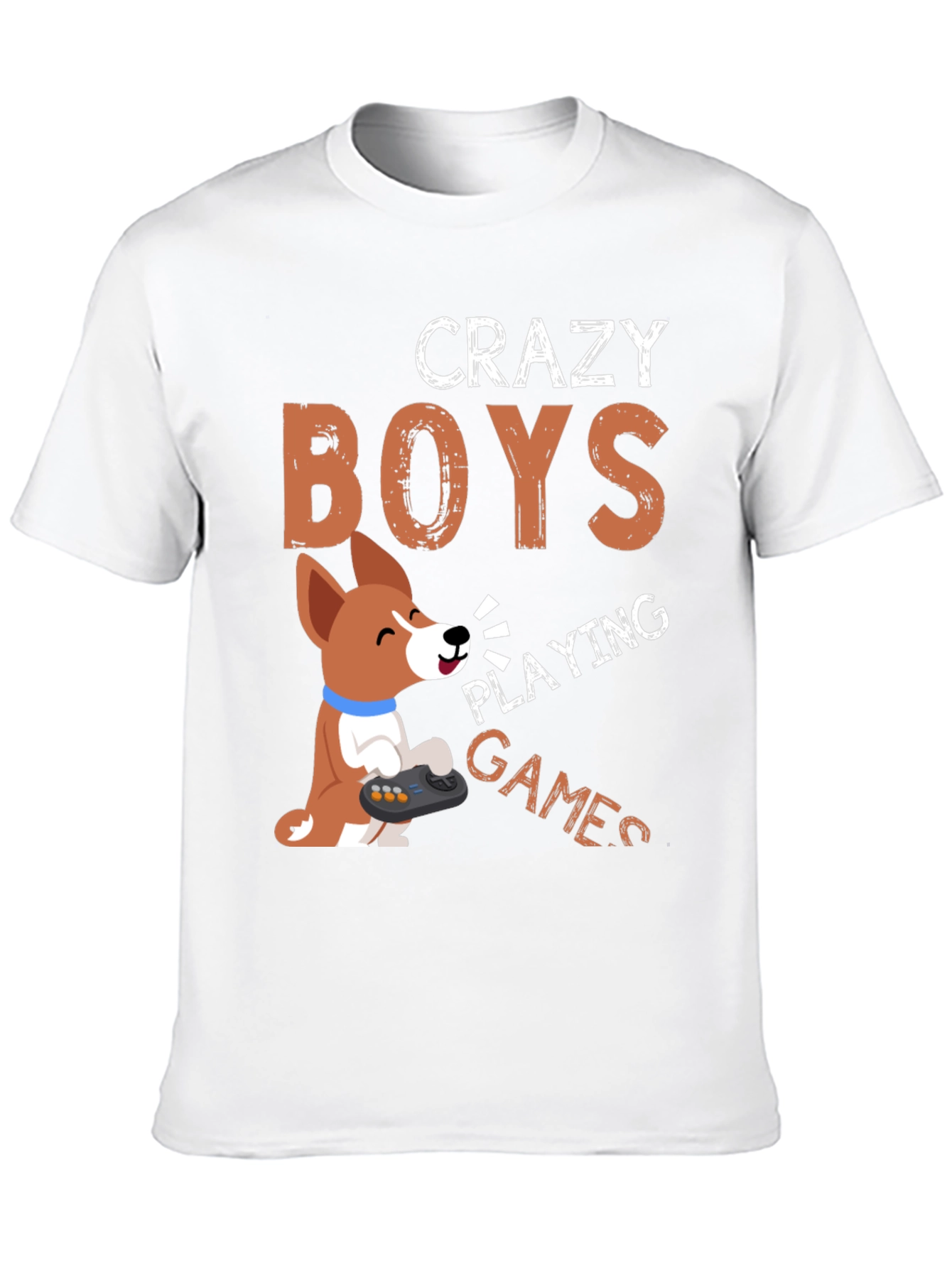 Crazy Boys Playing Games T-Shirt