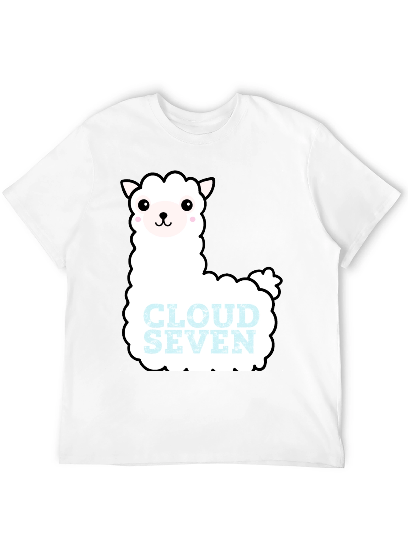 Cloud Seven Llama T-Shirt - Black