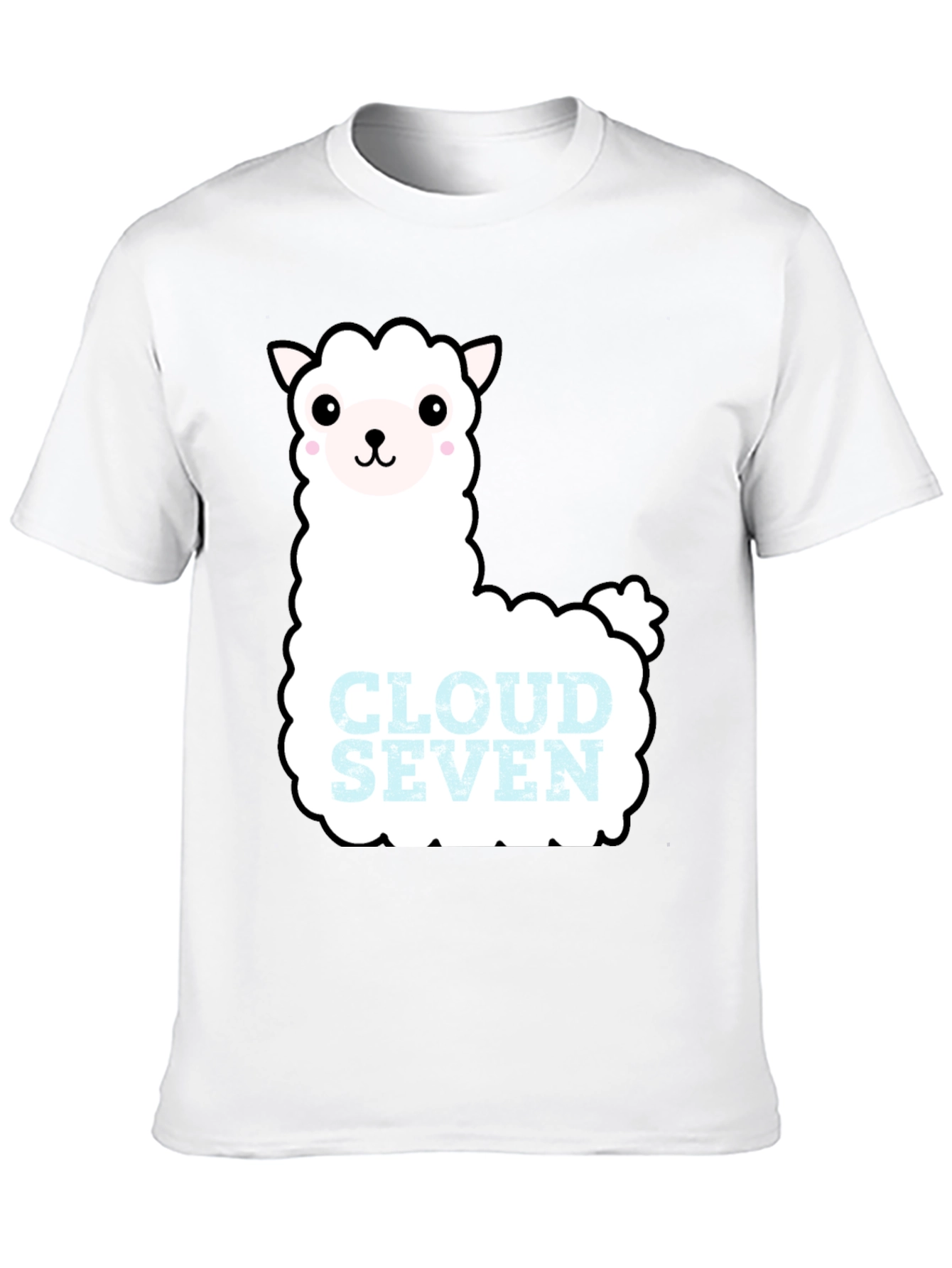Cloud Seven Llama T-Shirt - Black