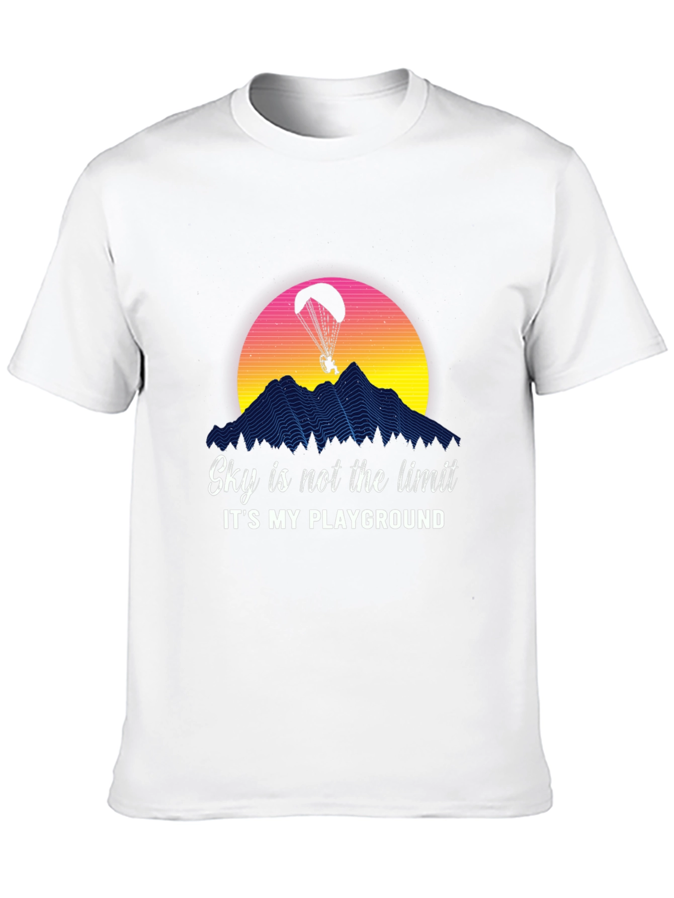 Skys the Limit Paragliding Graphic Tee - Adventure Ready!
