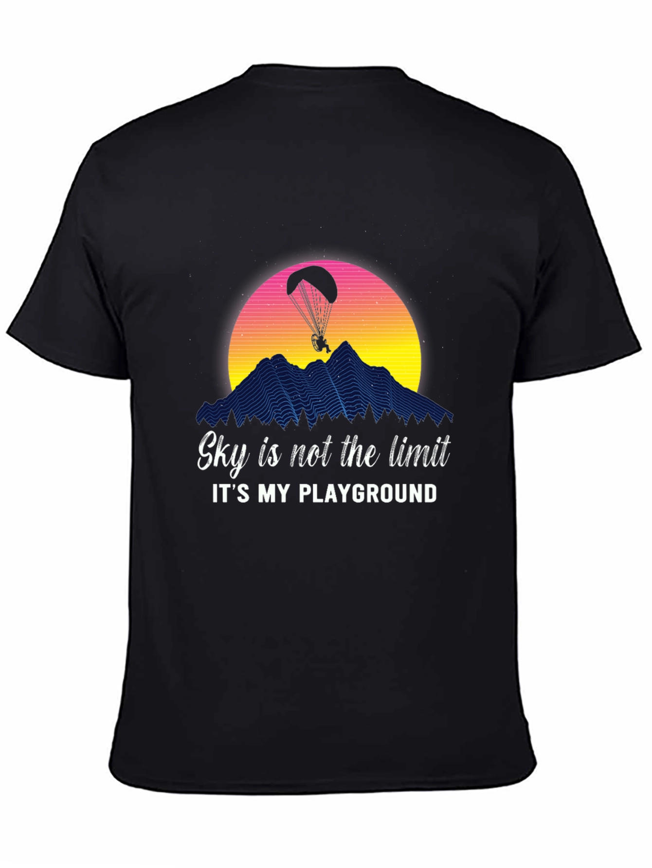 Skys the Limit Paragliding Graphic Tee - Adventure Ready!