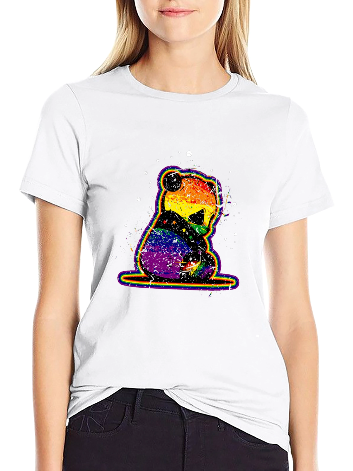 Rainbow Pride Panda Bear T-Shirt