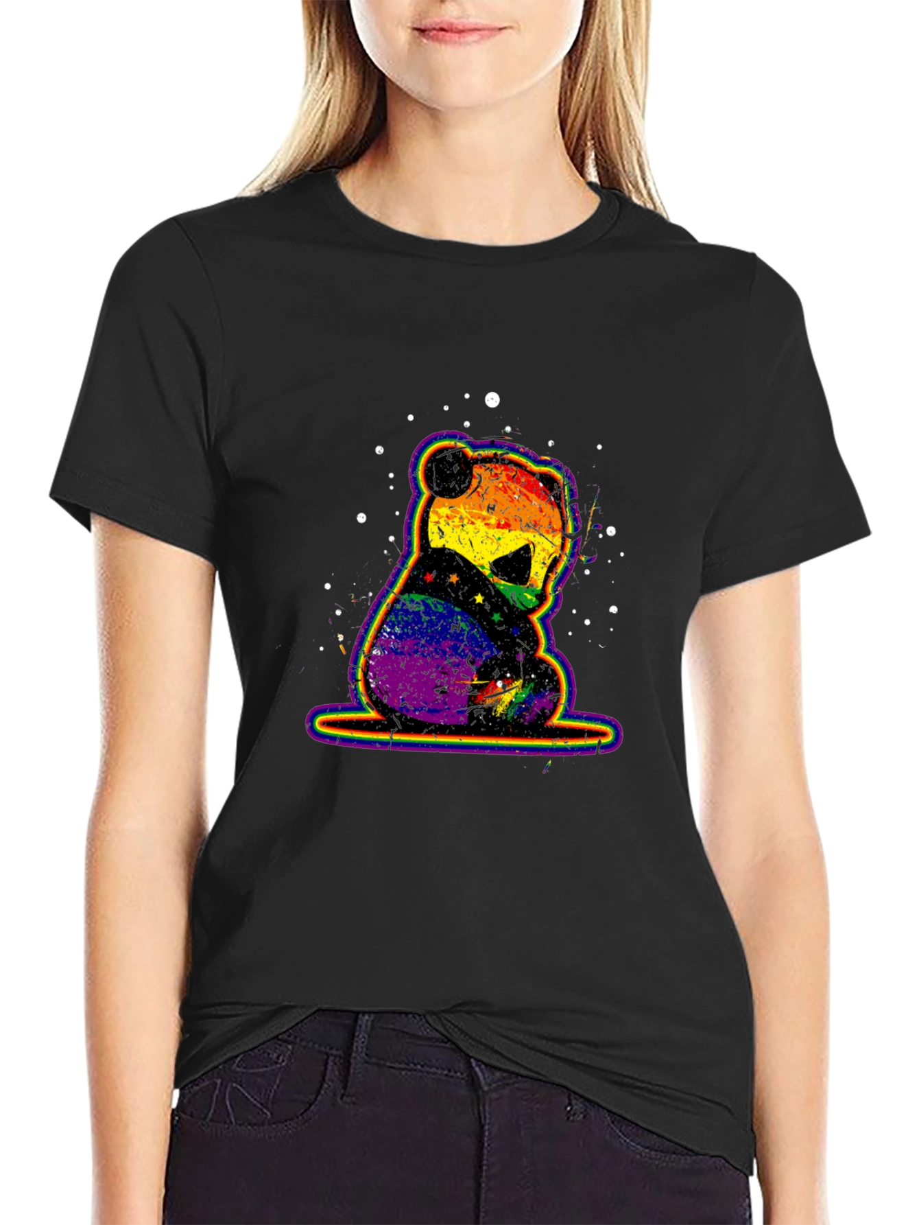 Rainbow Pride Panda Bear T-Shirt