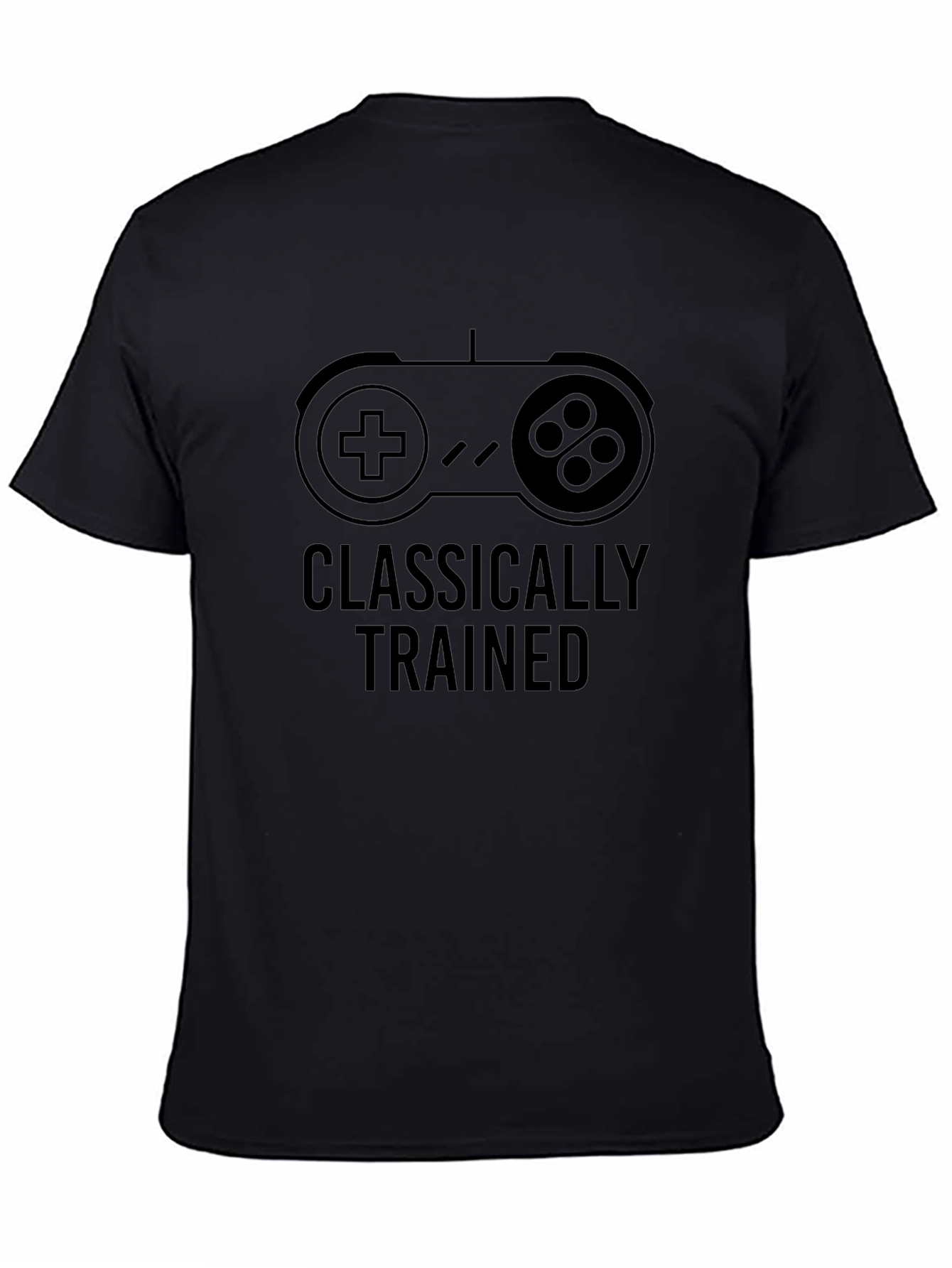 Classically Trained Gamer Black T-Shirt