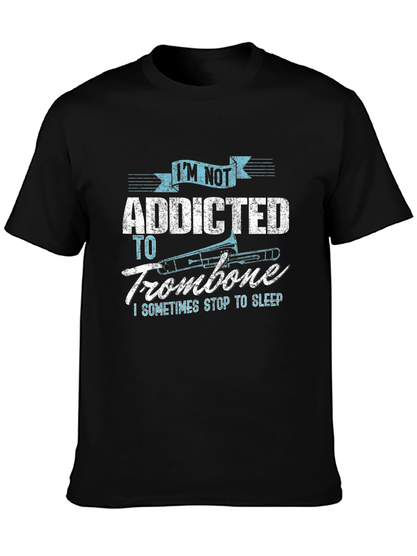 Addicted to Trombone Graphic Tee
