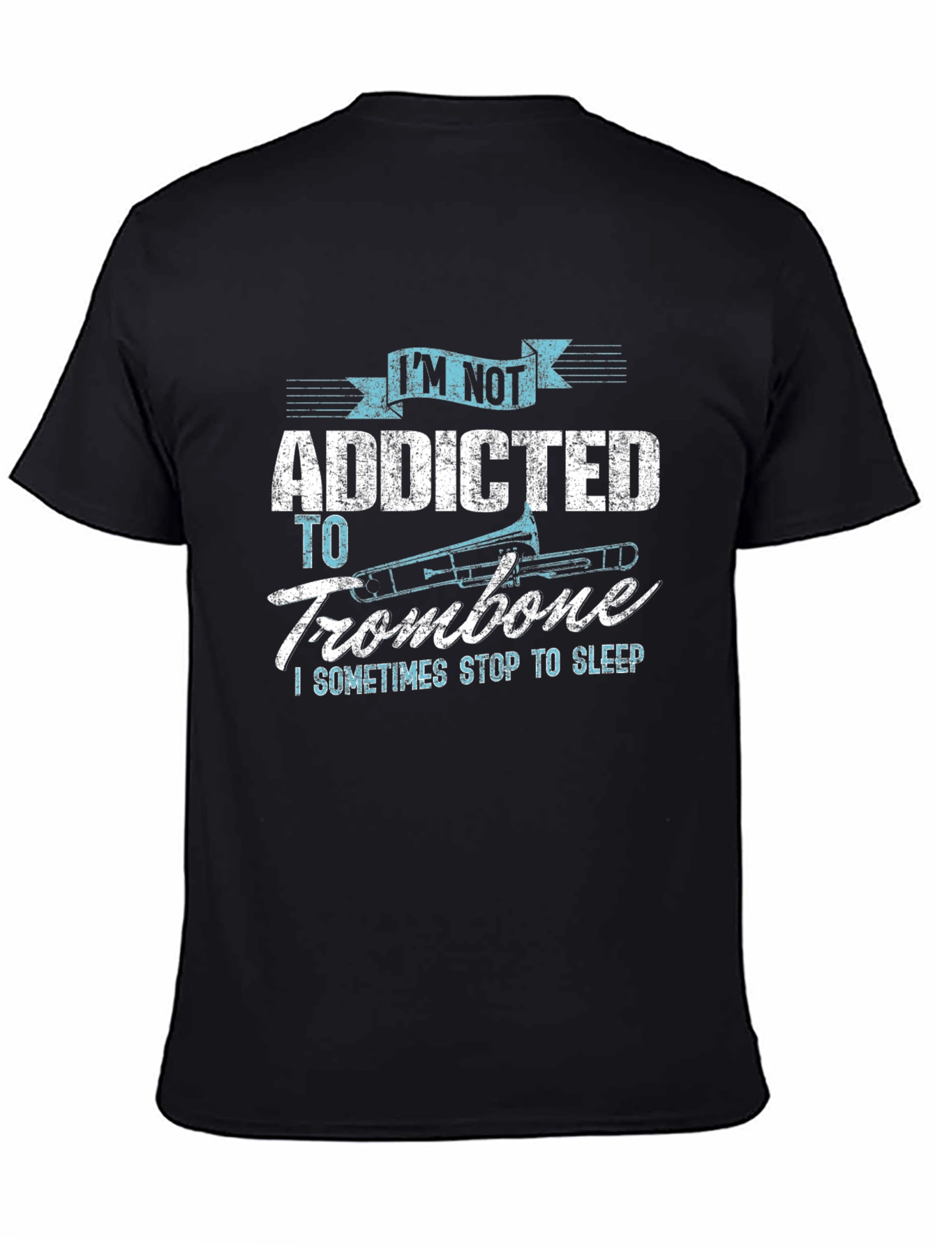 Addicted to Trombone Graphic Tee
