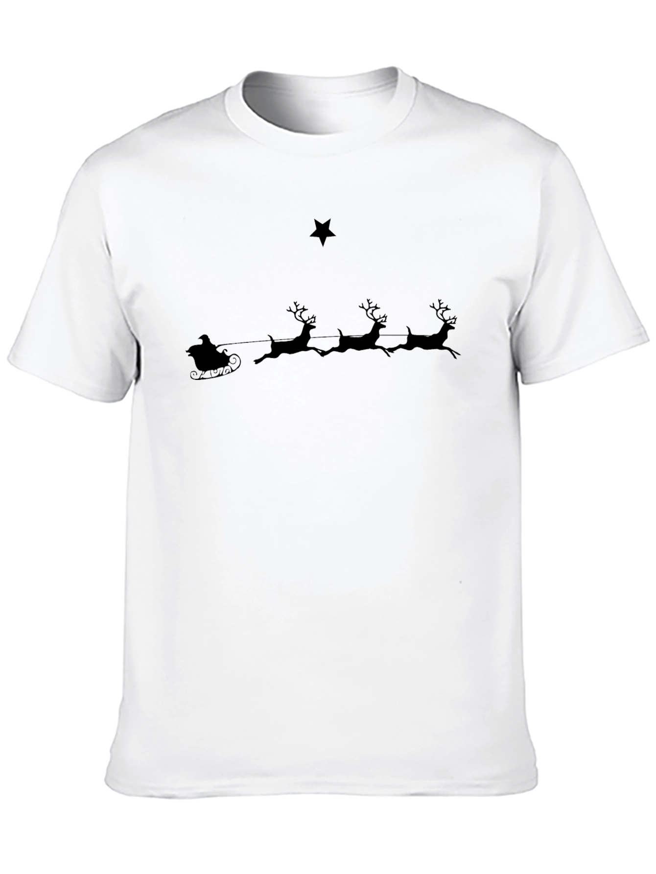 Festive Santas Sleigh Graphic Tee