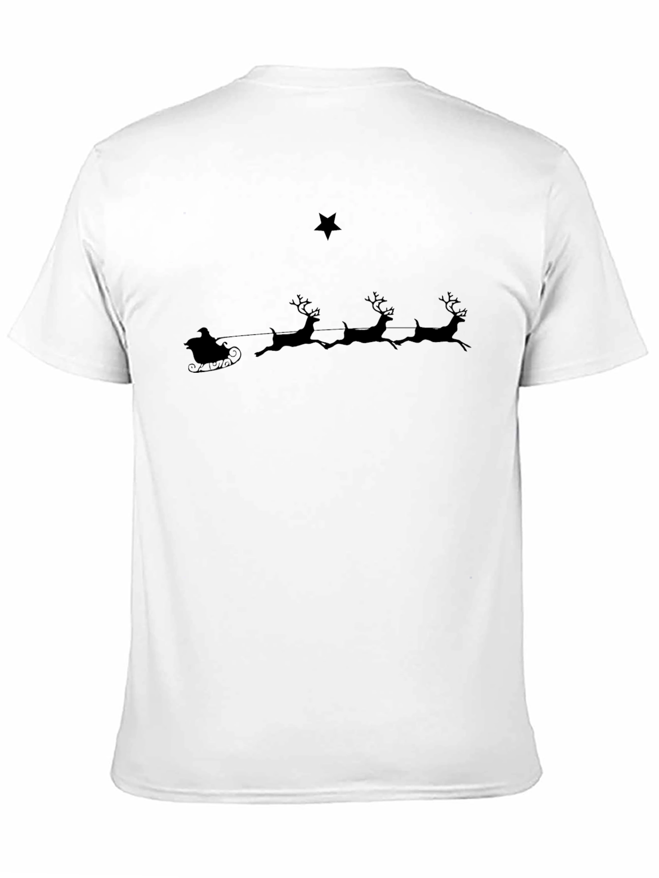 Festive Santas Sleigh Graphic Tee