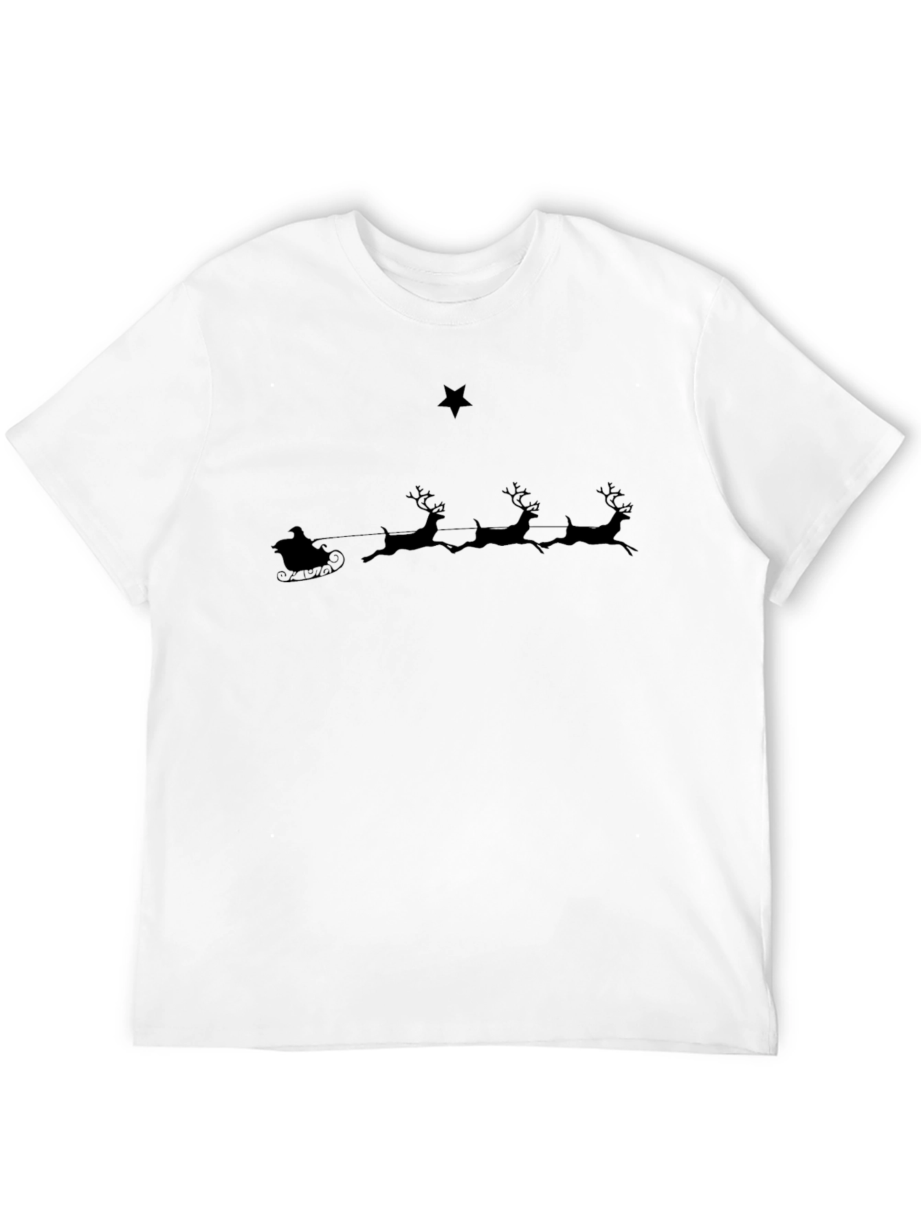 Festive Santas Sleigh Graphic Tee