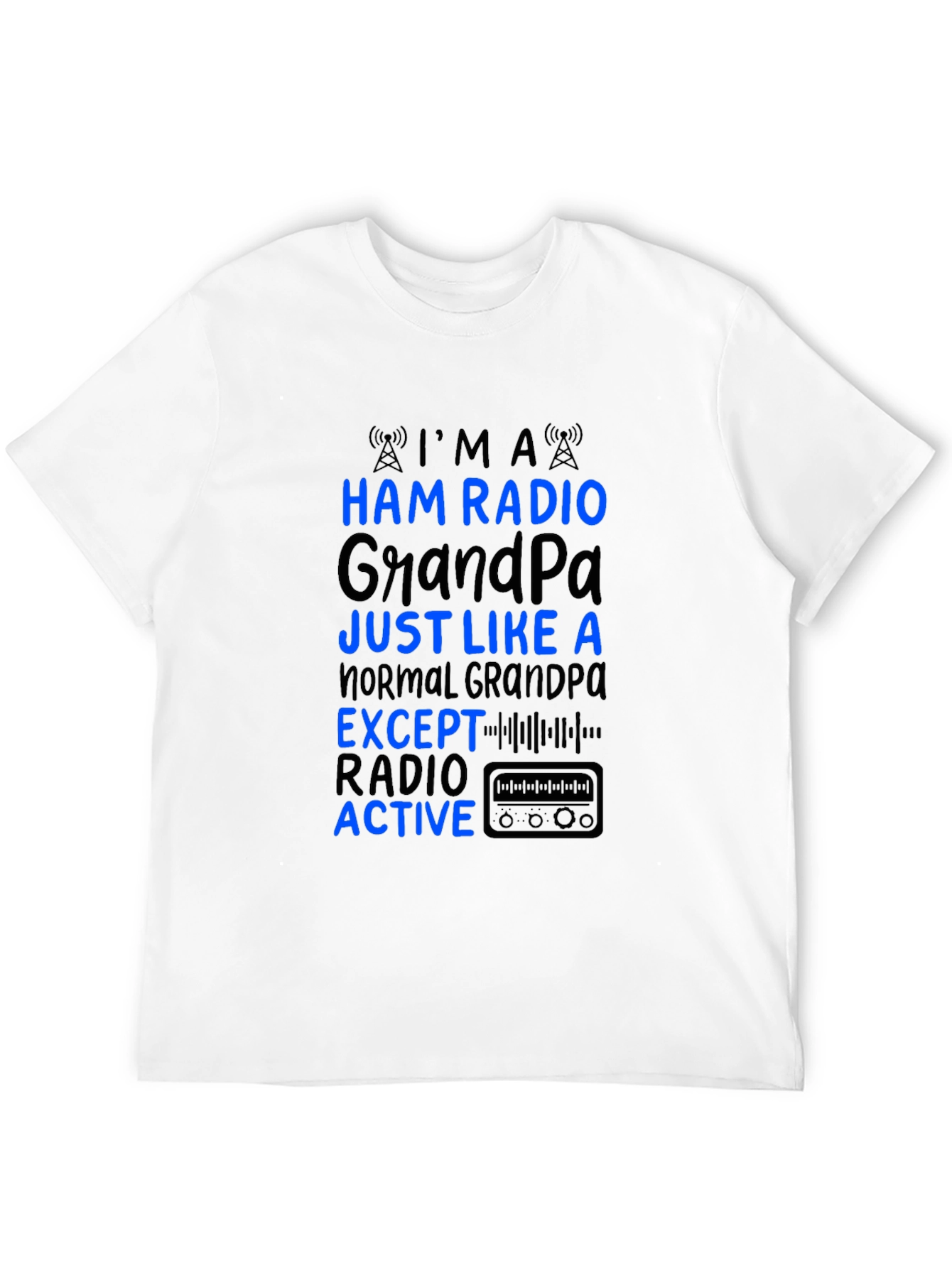 Ham Radio Grandpa T-Shirt - Active Radio Lover