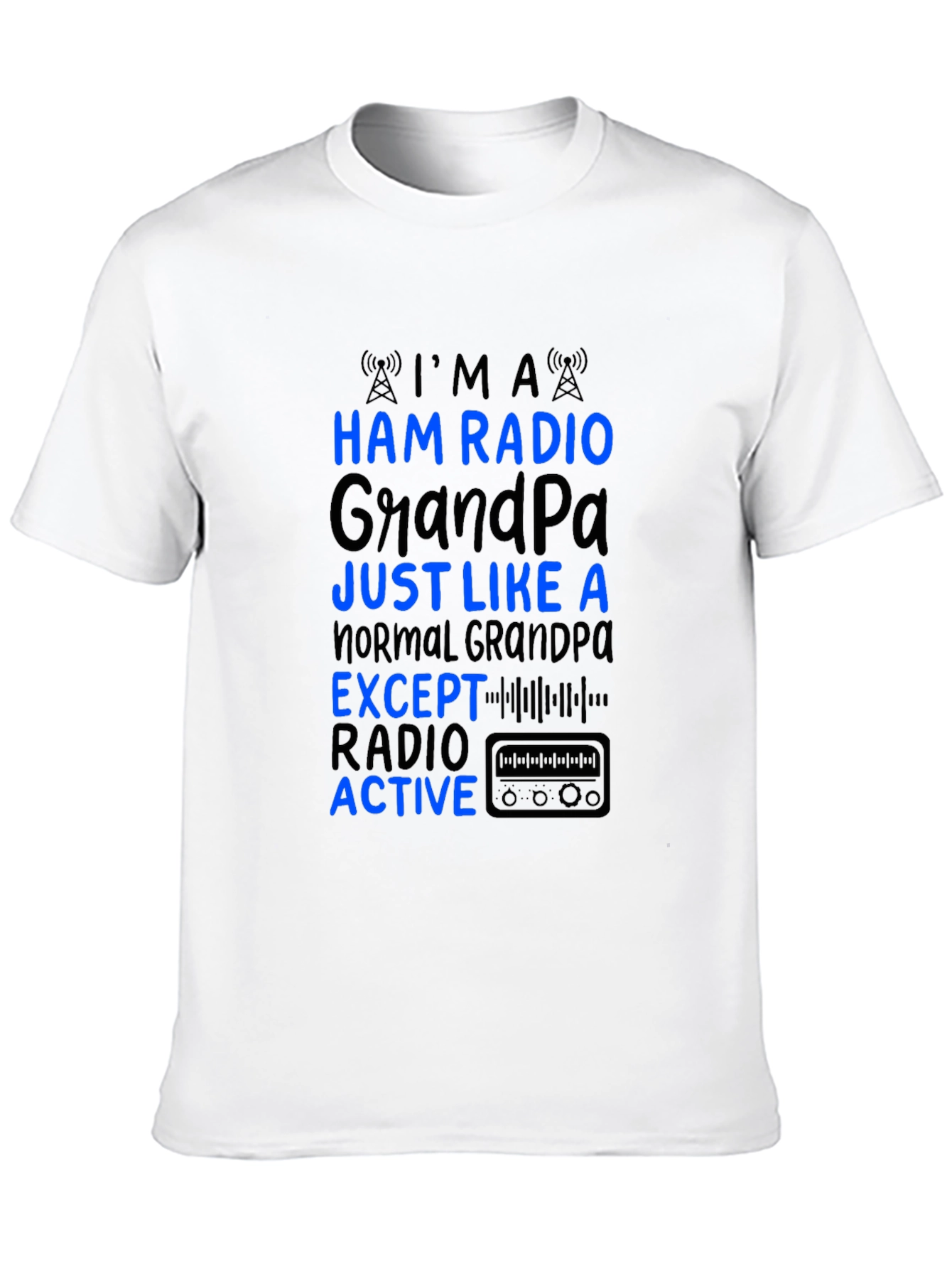 Ham Radio Grandpa T-Shirt - Active Radio Lover