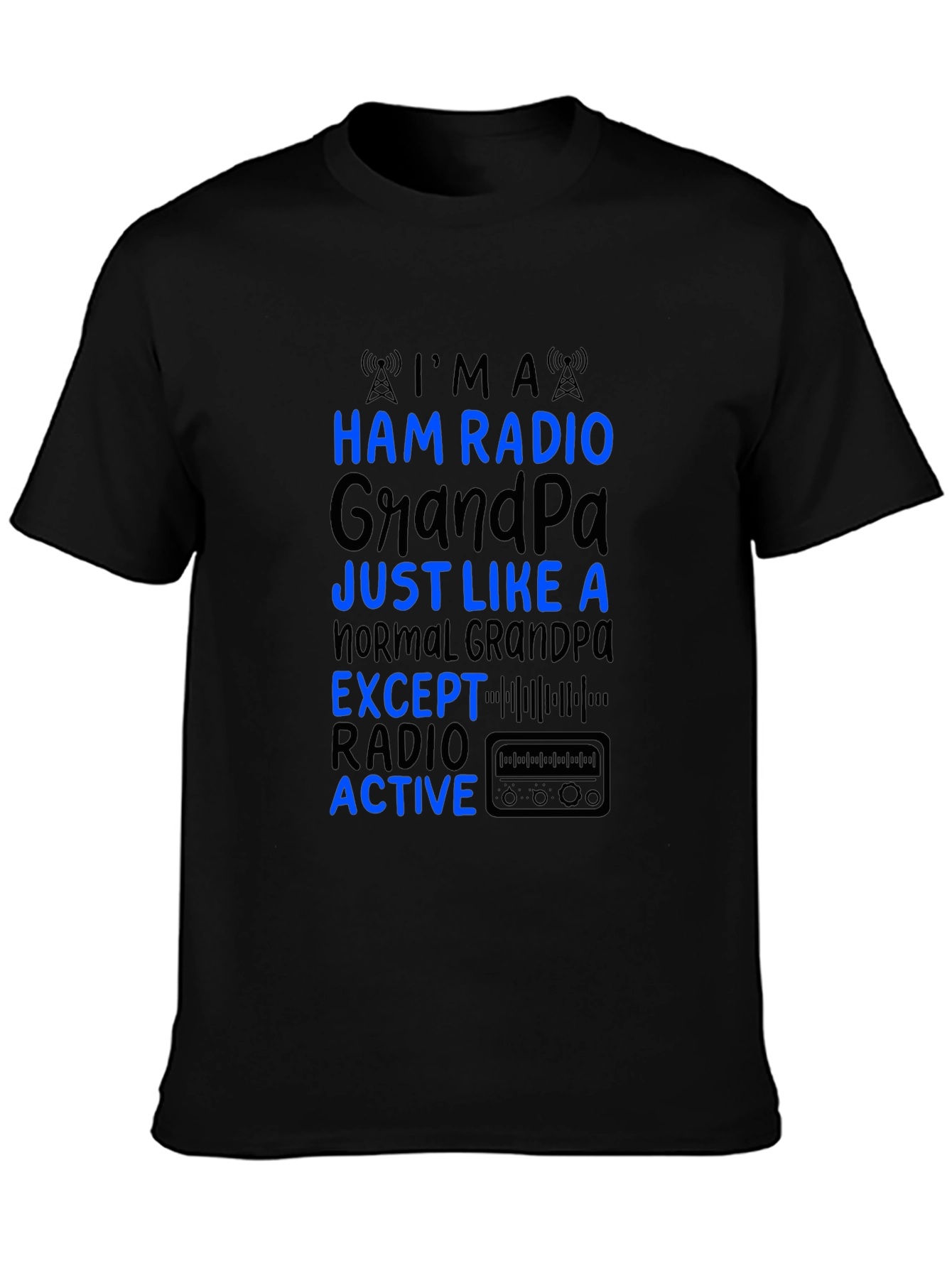 Ham Radio Grandpa T-Shirt - Active Radio Lover