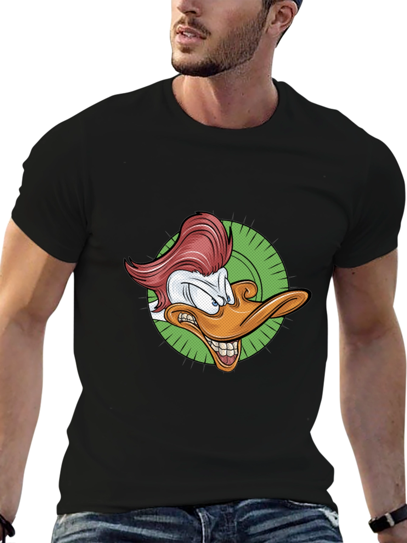 Cartoon Duck Graphic Tee