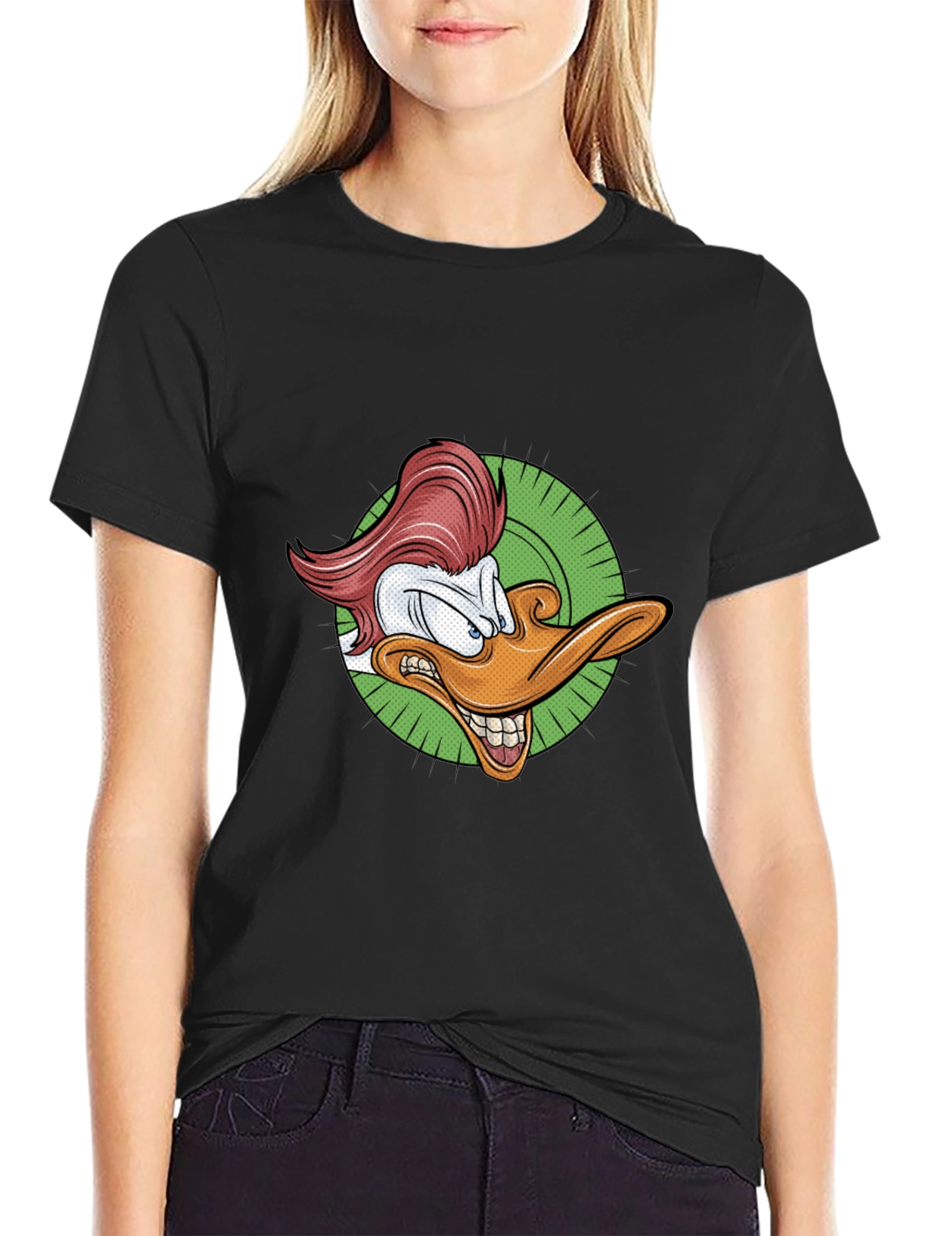 Cartoon Duck Graphic Tee