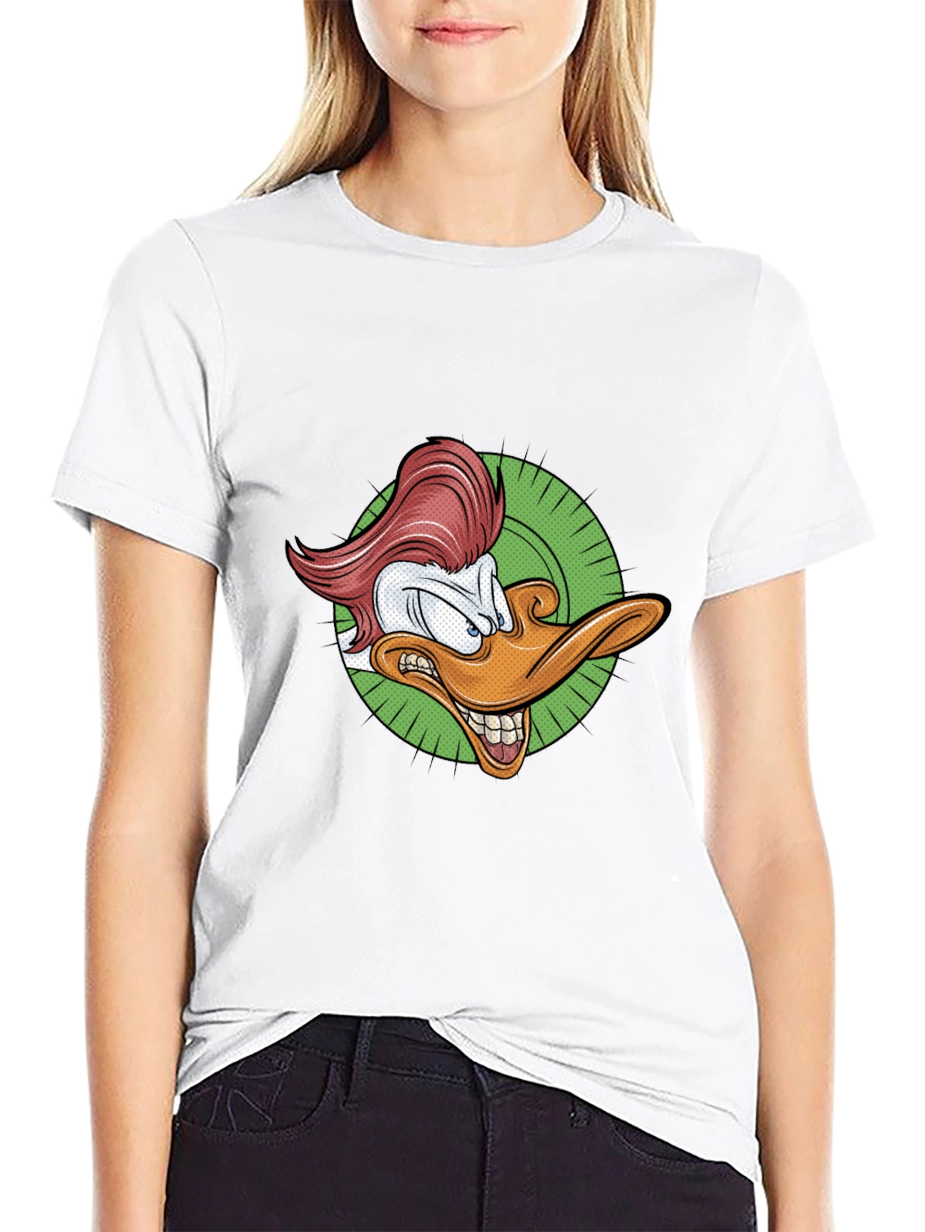 Cartoon Duck Graphic Tee