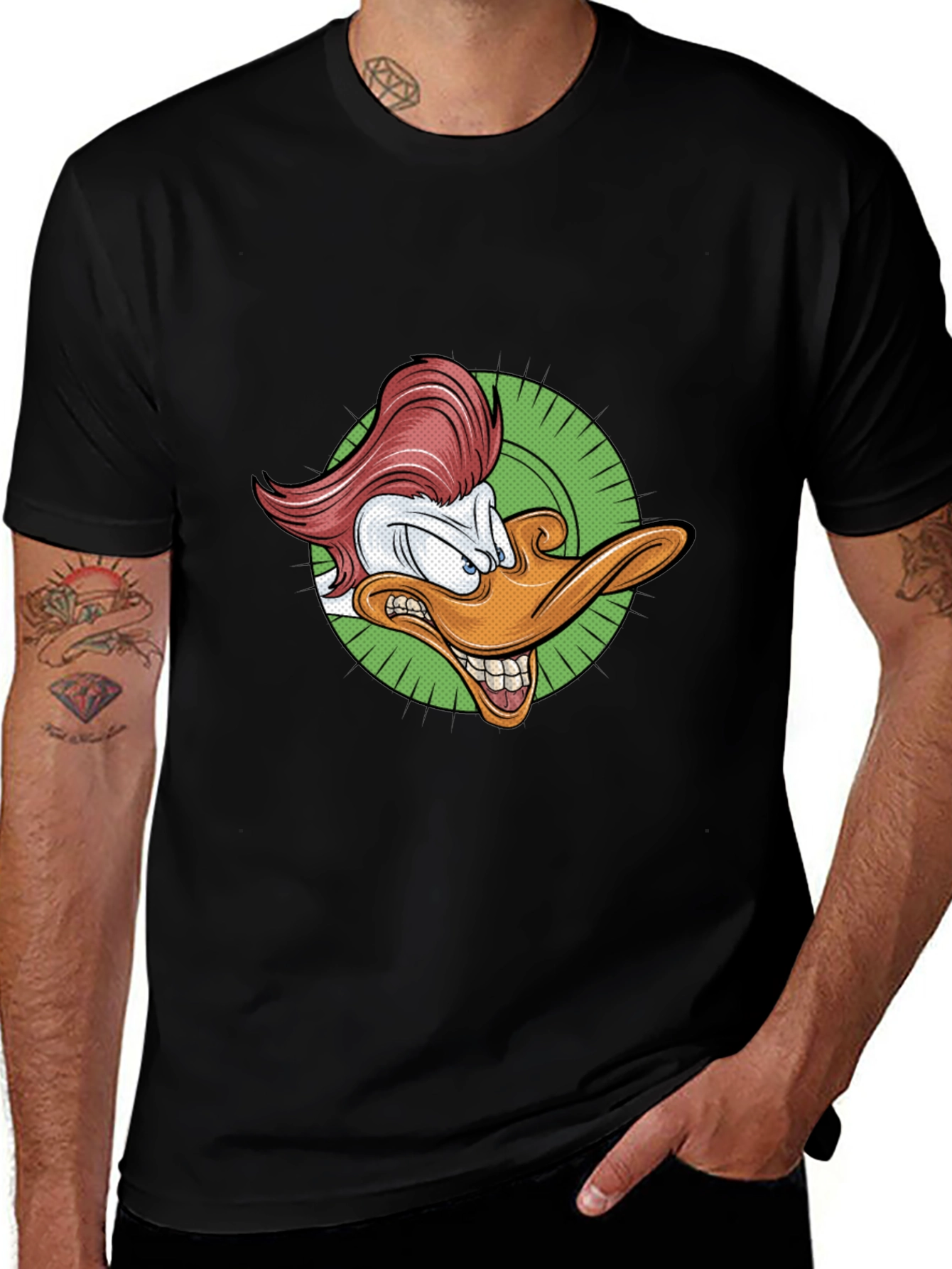 Cartoon Duck Graphic Tee