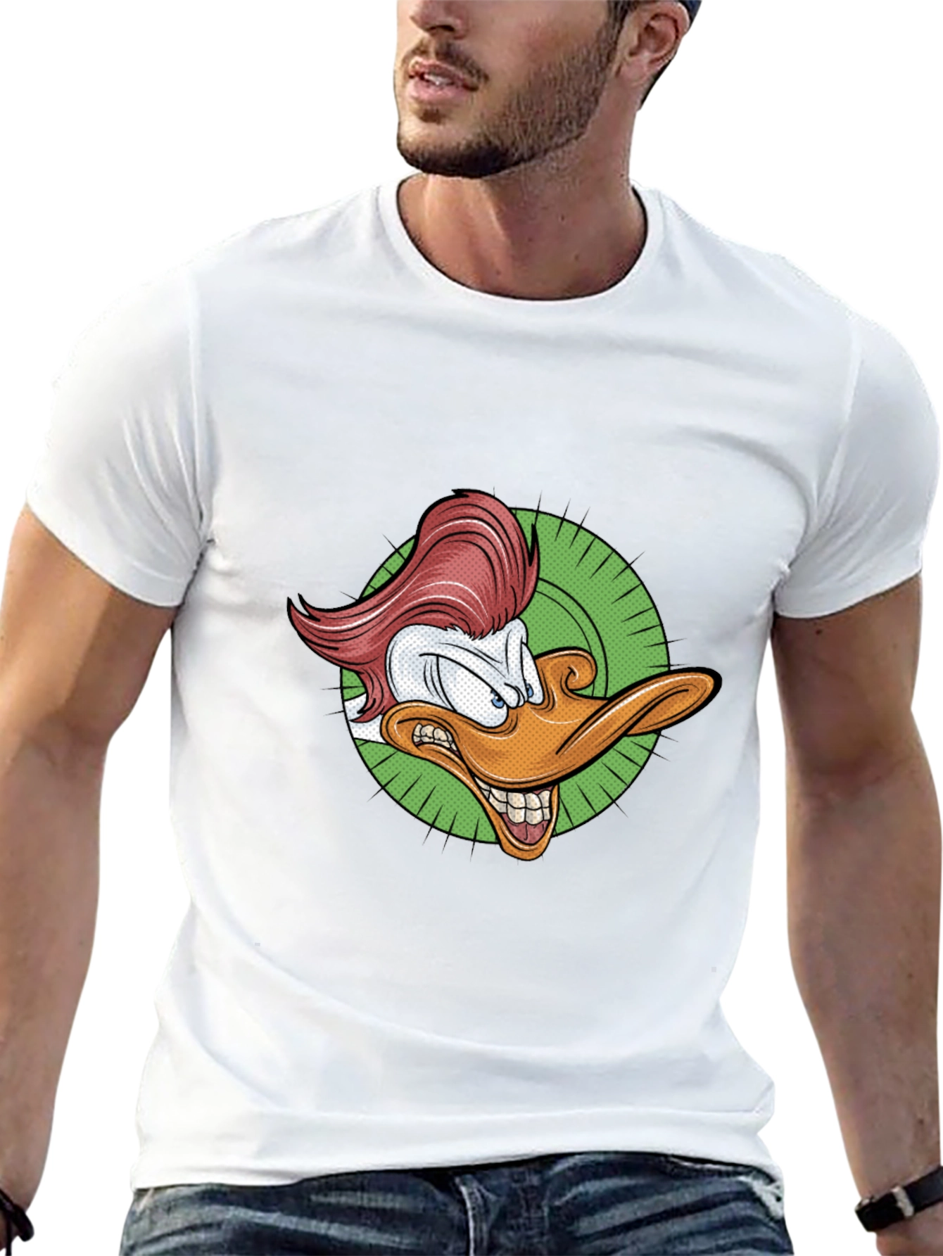 Cartoon Duck Graphic Tee